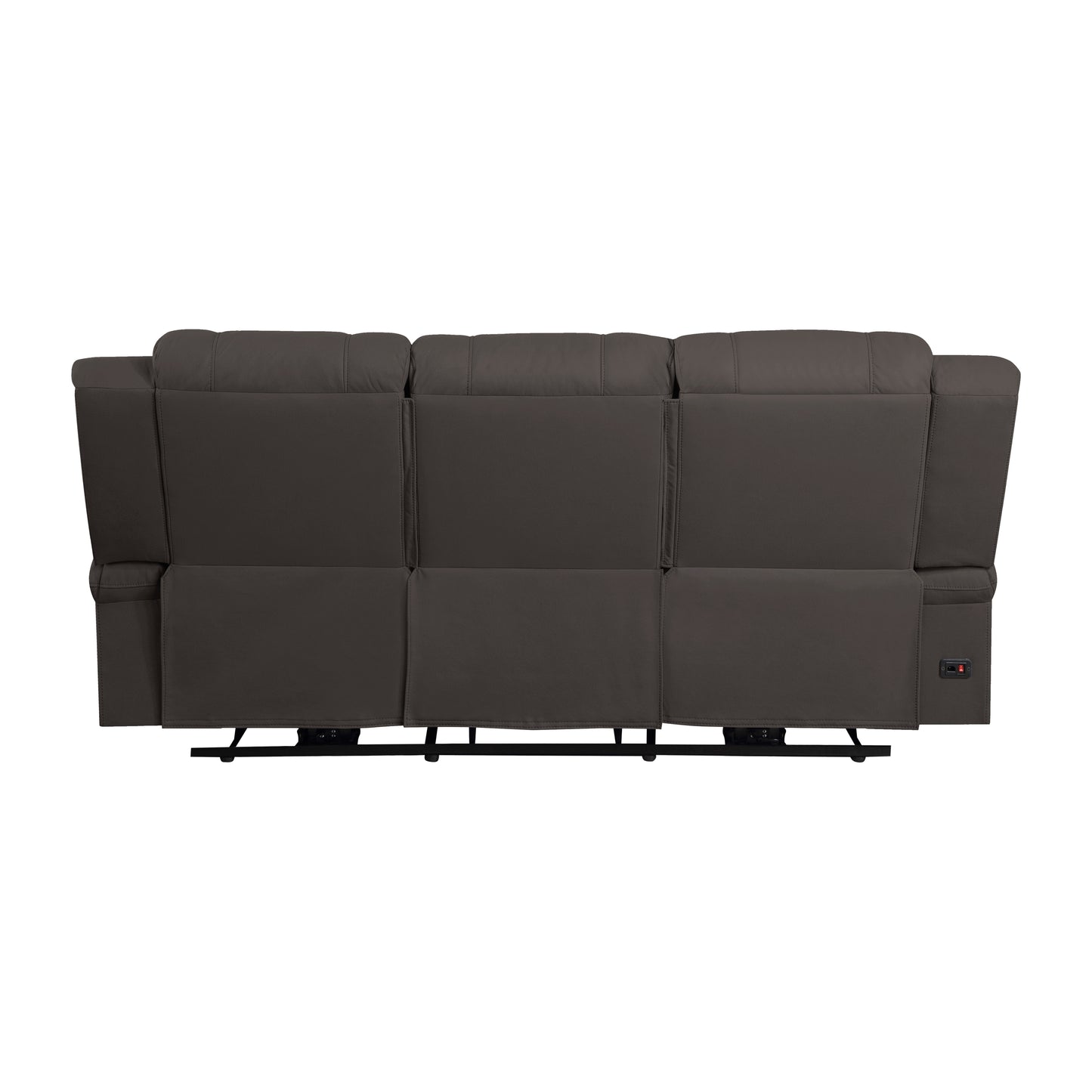 Homelegance Camryn Power Reclining Sofa in Chocolate 9207CHC-3PW