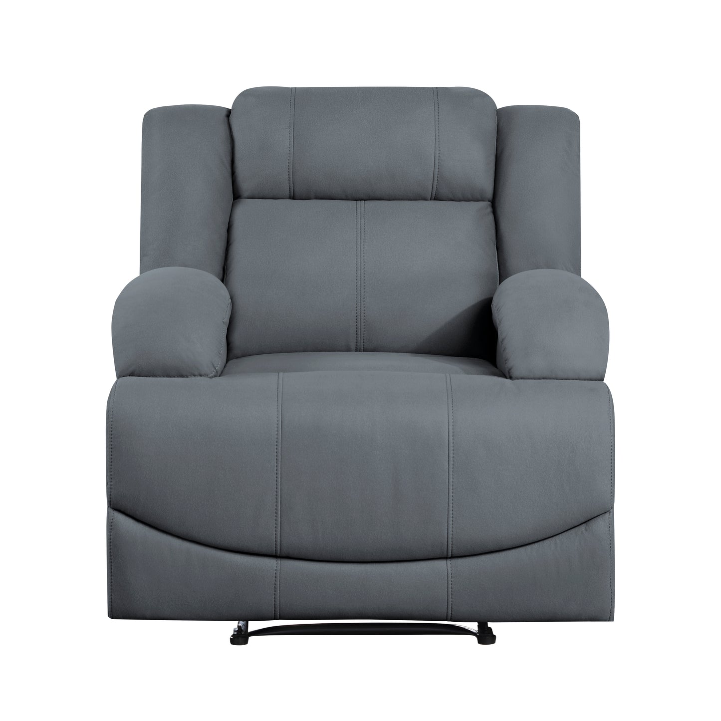 Homelegance Camryn Reclining Chair in Graphite Blue 9207GPB-1