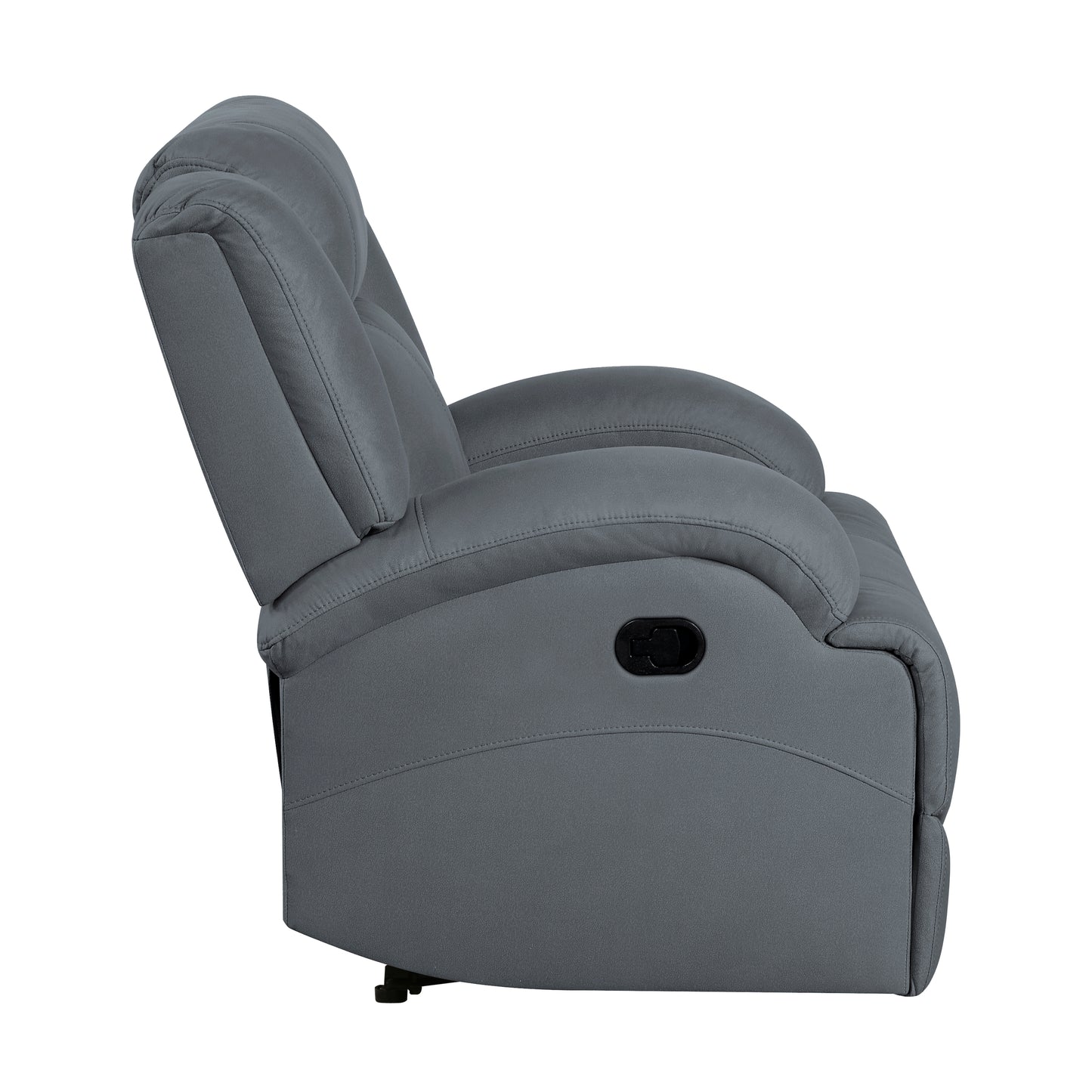 Homelegance Camryn Reclining Chair in Graphite Blue 9207GPB-1