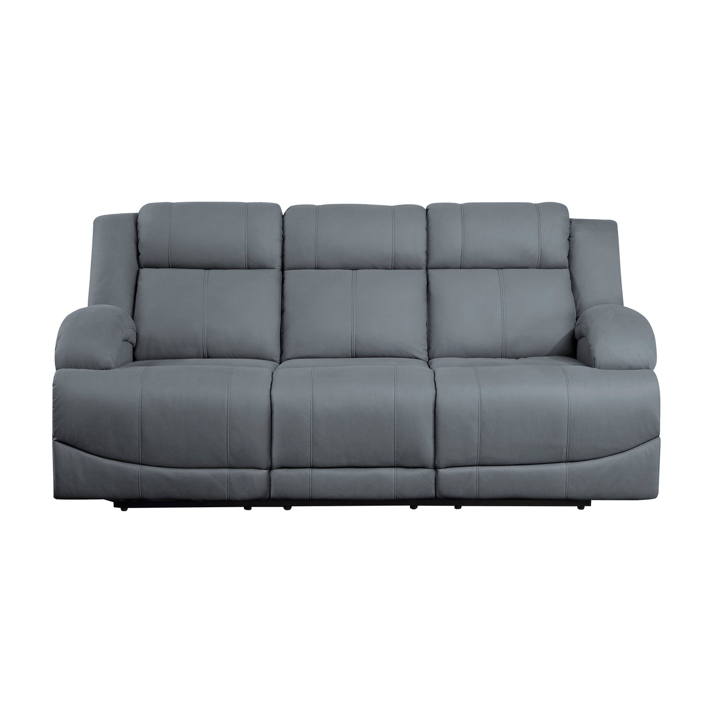 Homelegance Camryn Graphite Blue Power Reclining Sectional Sofa 9207GPB-3PW