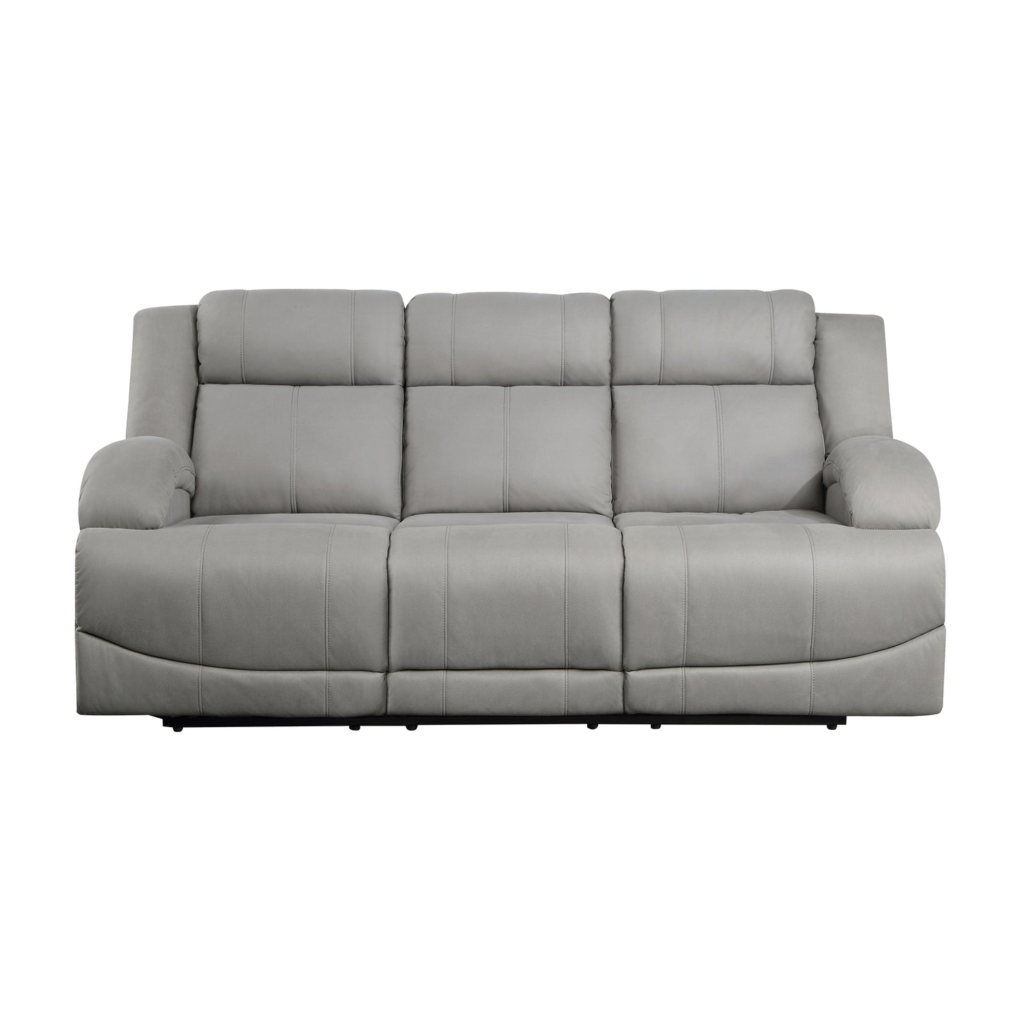 Homelegance Camryn Gray Power Double Reclining Sectional Sofa 9207GRY-3PW