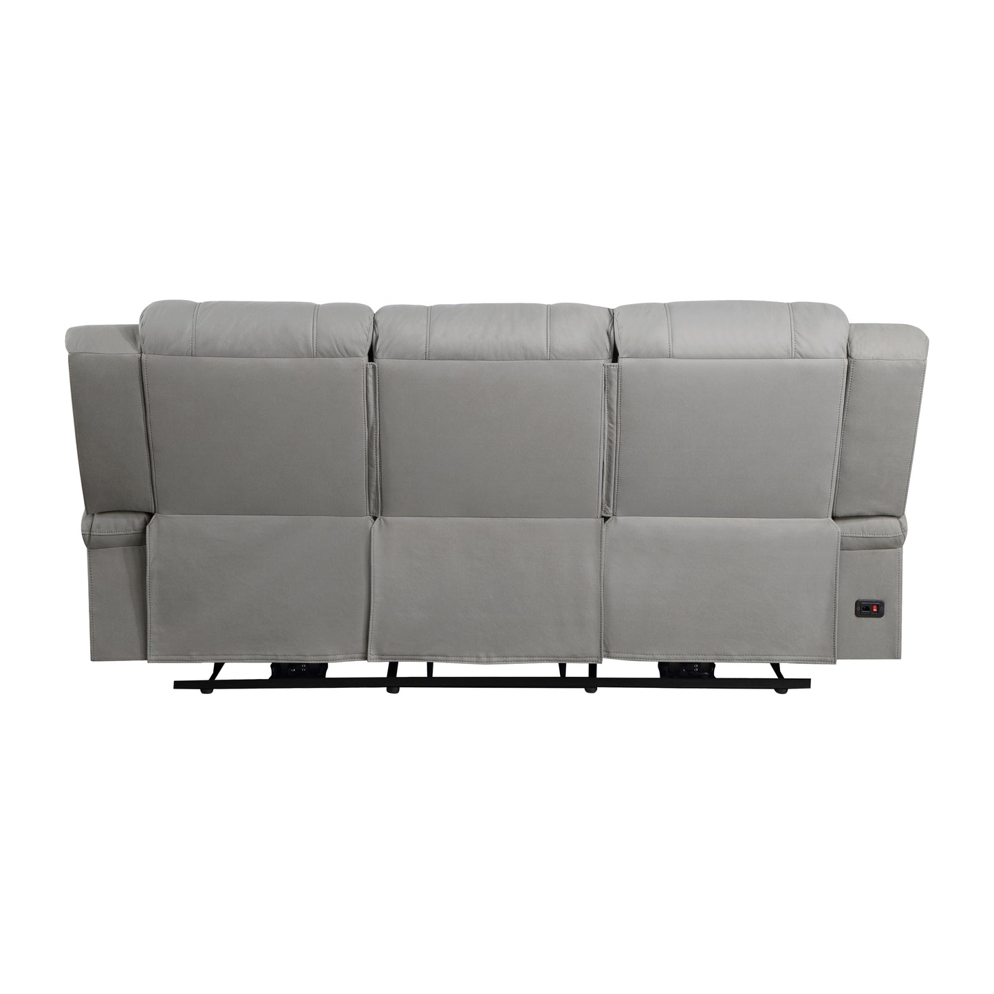 Homelegance Camryn Gray Power Double Reclining Sectional Sofa 9207GRY-3PW