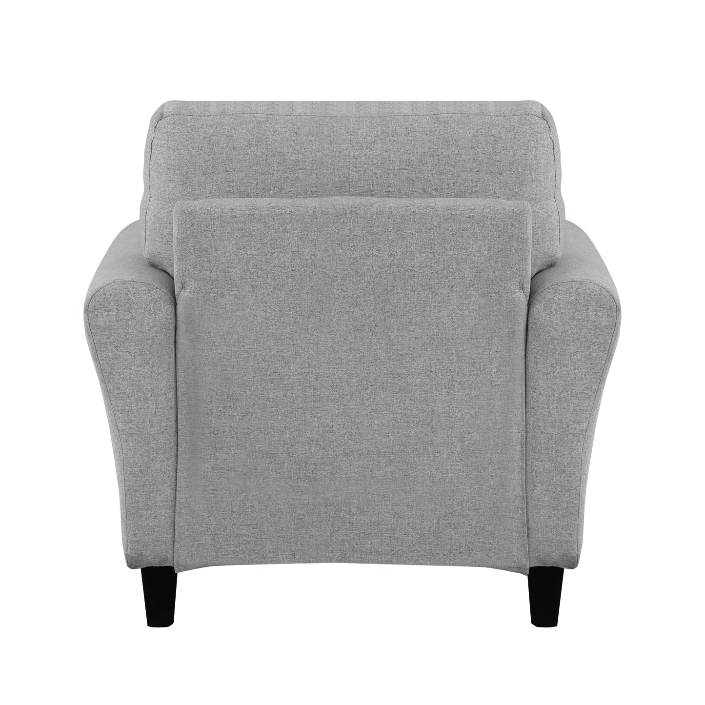 Homelegance Ellery Accent Chair in Dark Gray Textured Fabric 9209DG-1