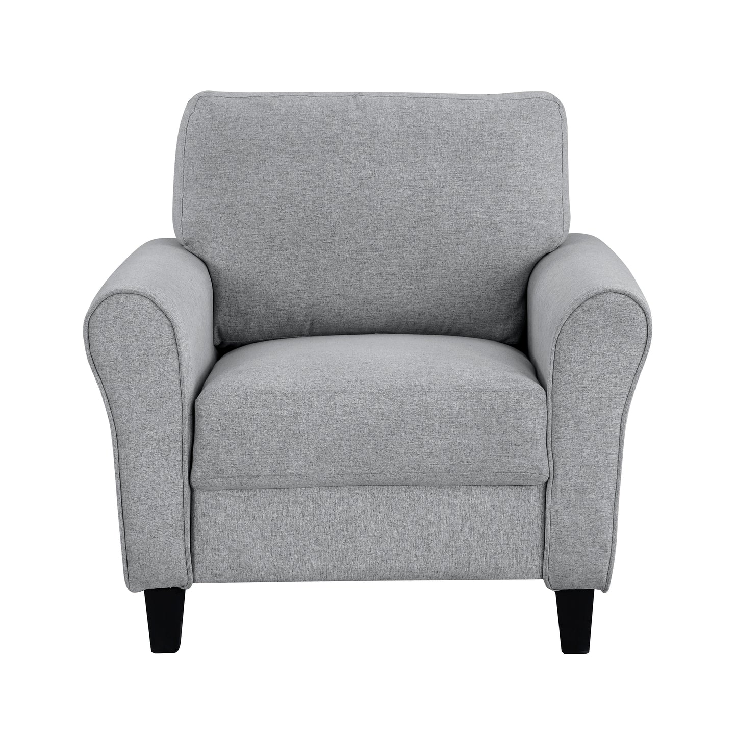 Homelegance Ellery Accent Chair in Dark Gray Textured Fabric 9209DG-1
