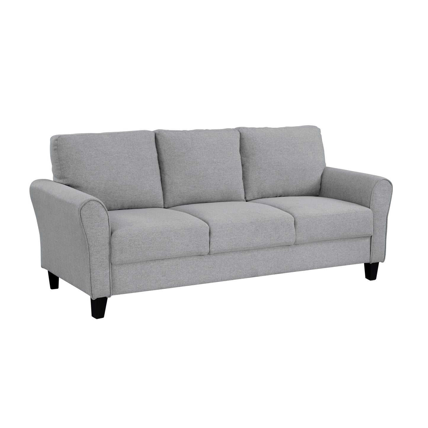 Homelegance Ellery Sectional Sofa Dark Gray Textured Upholstery 9209DG-3