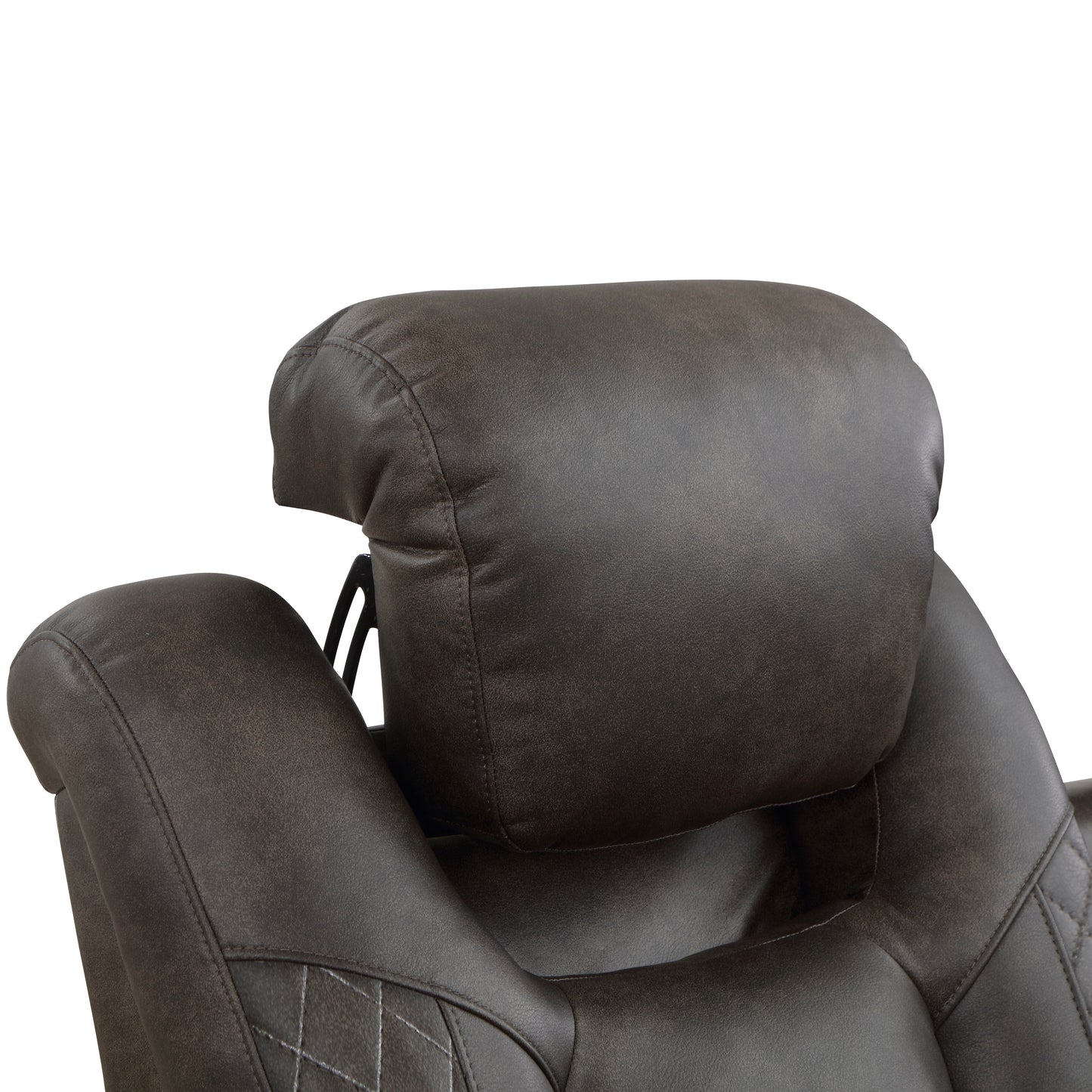 Homelegance Tabor Reclining Chair Power Recliner in Brownish Gray 9211BRG-1PWH