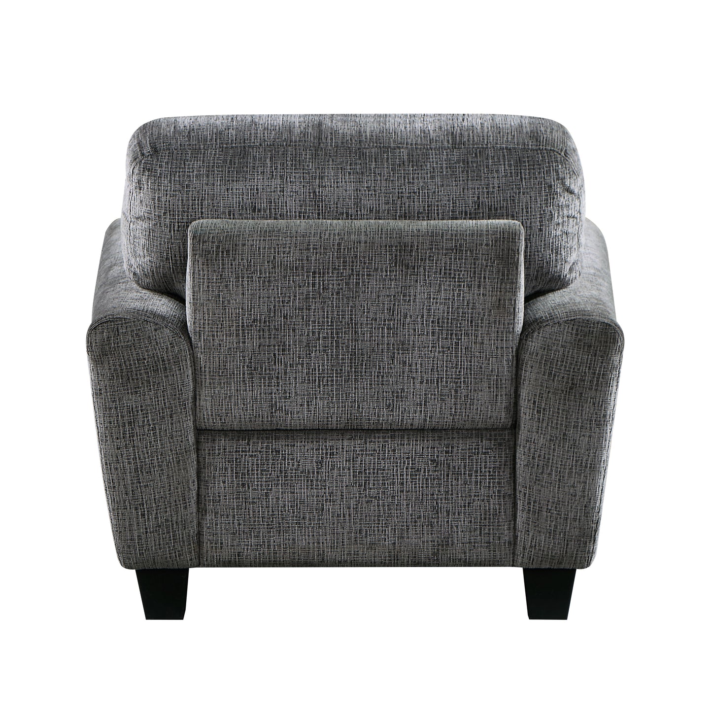Homelegance Duncan Accent Chair in Dark Gray Chenille Upholstery 9214GY-1