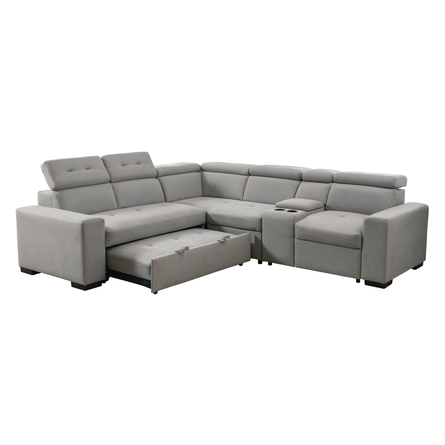 Homelegance Farrah Sectional Sofa in Gray 9219GY-SC for Stylish Living Spaces