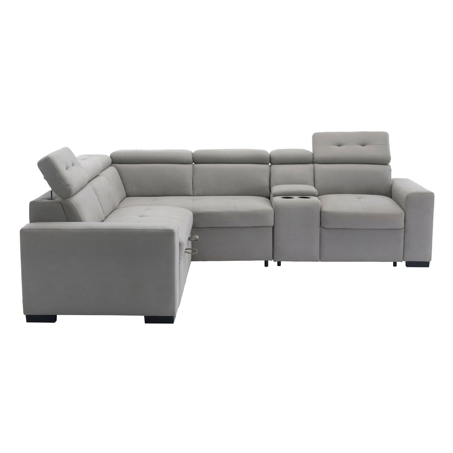 Homelegance Farrah Sectional Sofa in Gray 9219GY-SC for Stylish Living Spaces
