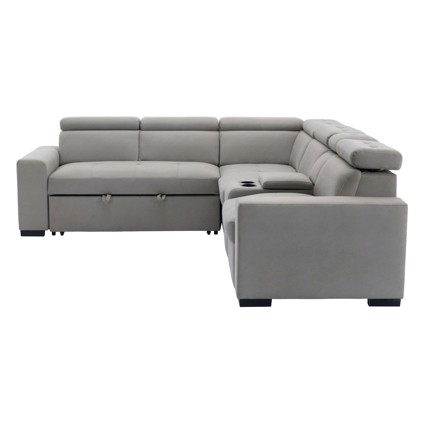 Homelegance Farrah Sectional Sofa in Gray 9219GY-SC for Stylish Living Spaces