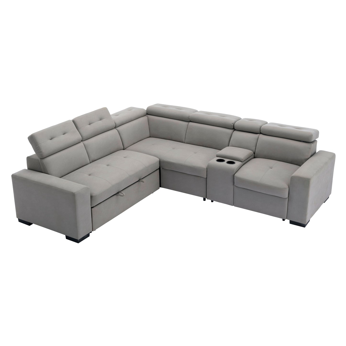 Homelegance Farrah Sectional Sofa in Gray 9219GY-SC for Stylish Living Spaces