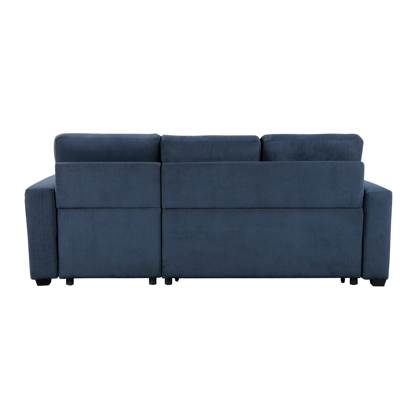 Homelegance Reversible Sectional Sofa Textured Blue 9259-SC