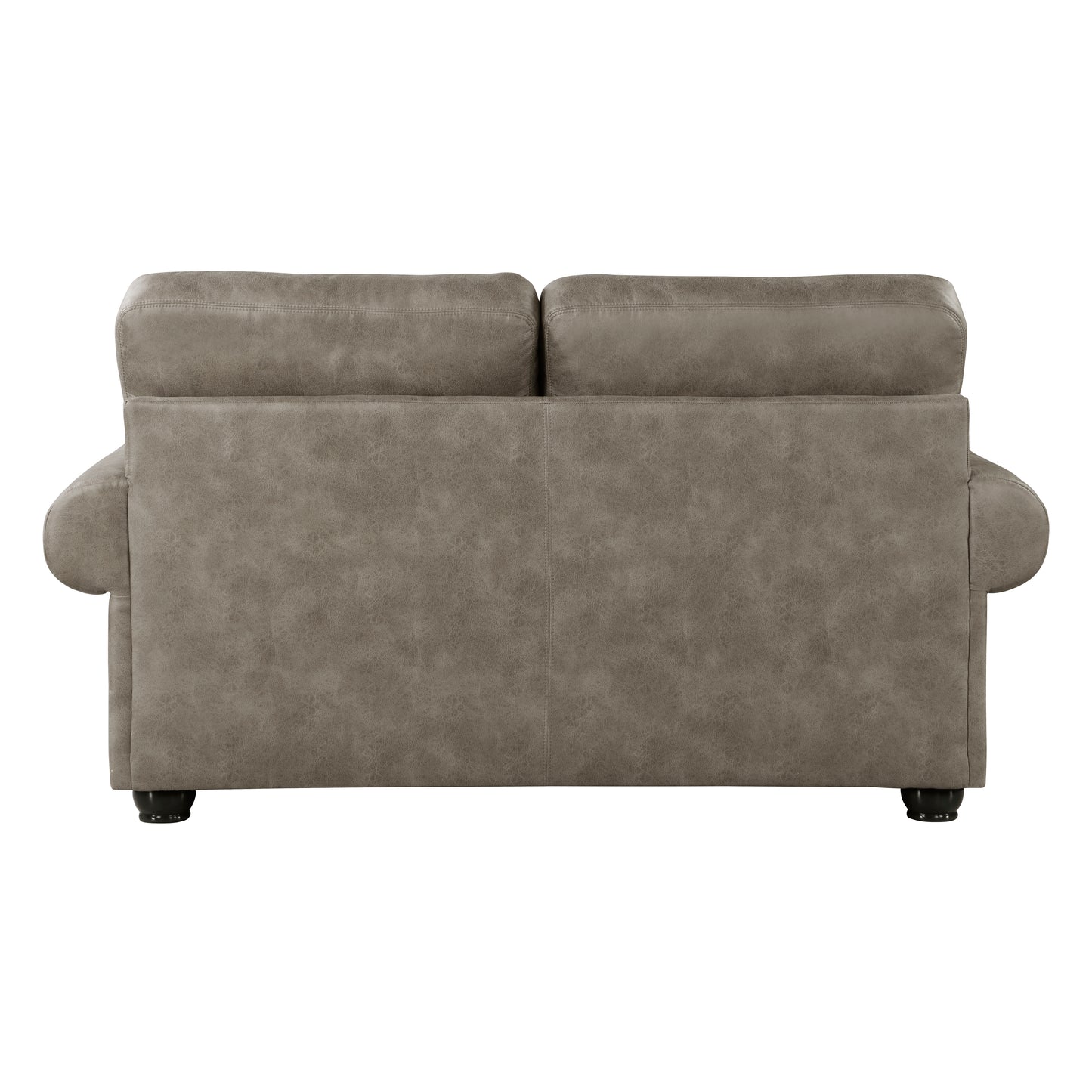 Homelegance Franklin Mushroom Brown Loveseat with Nailhead Trim 9260MS-2