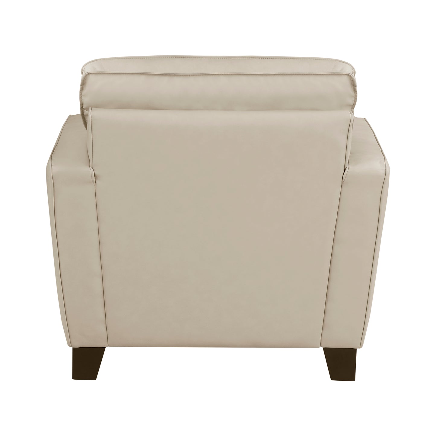 Homelegance Renzo Accent Chair in Beige Top Grain Leather 9266BEG-1
