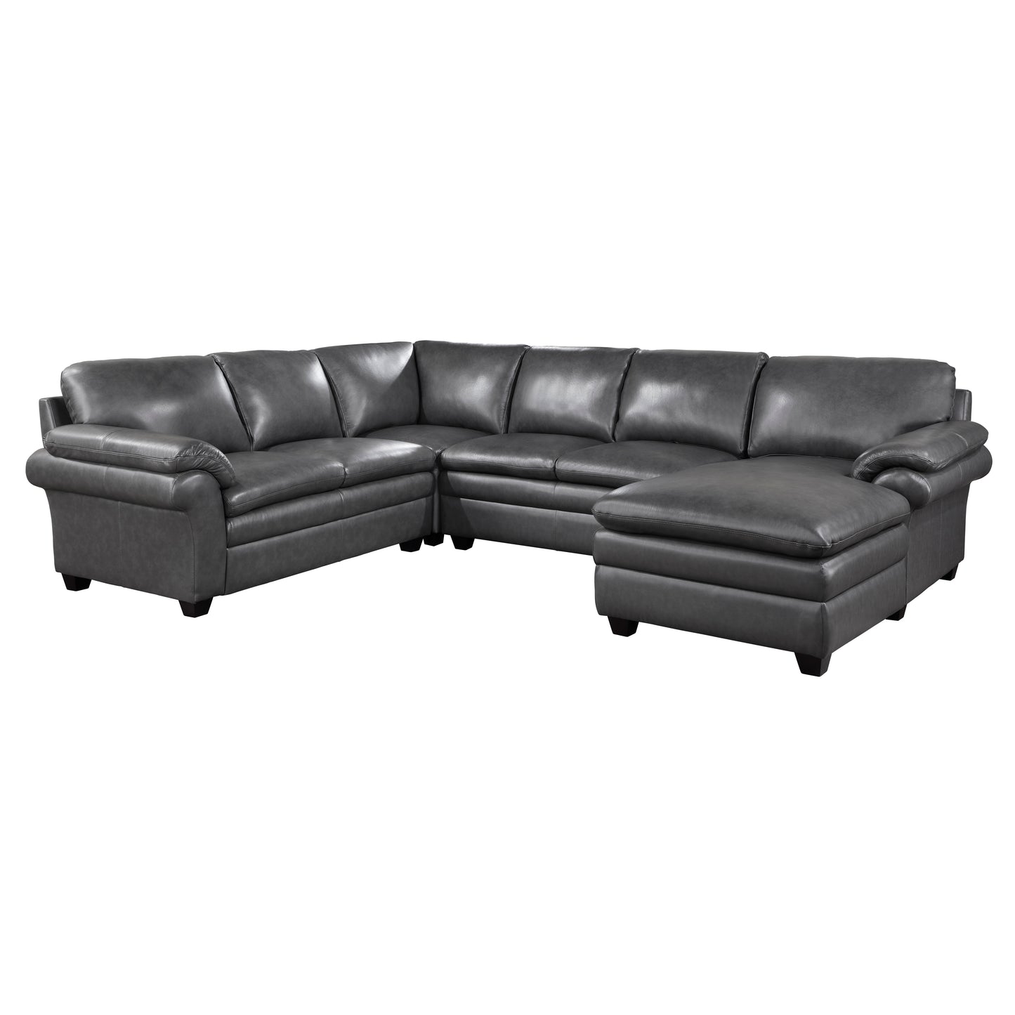 Homelegance Exton Sectional Sofa in Gray 9267GY-42LRC