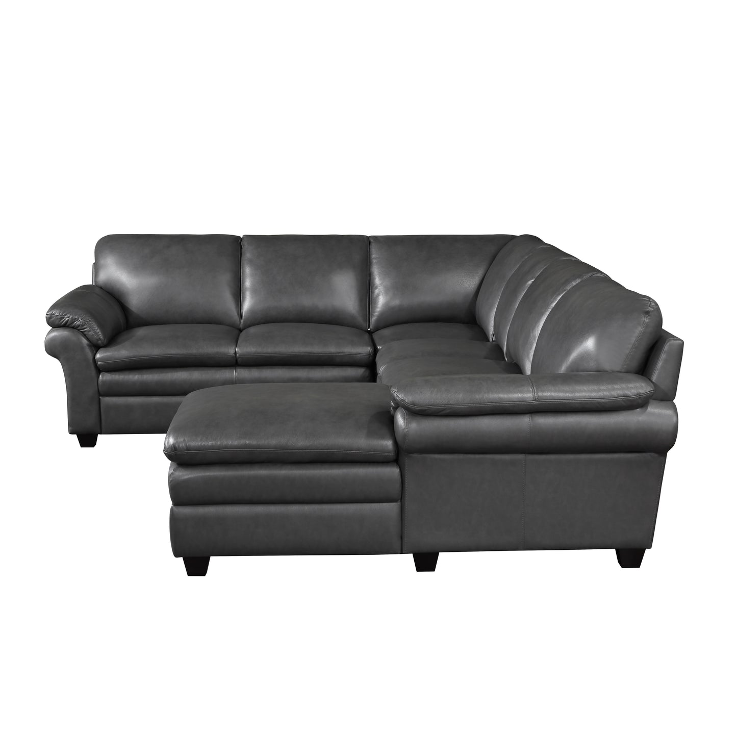 Homelegance Exton Sectional Sofa in Gray 9267GY-42LRC