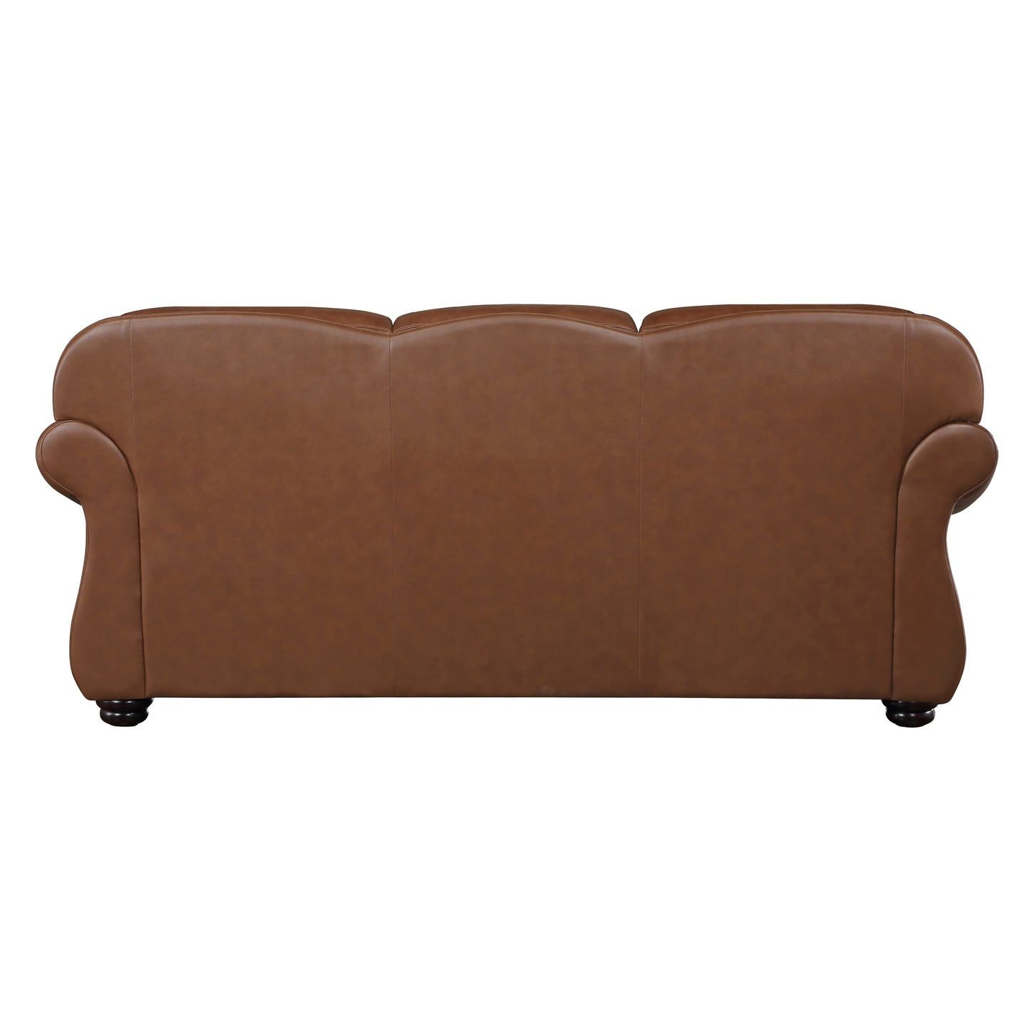 Homelegance Attleboro Sectional Sofa in Camel Brown Top-Grain Leather 9270BR-3