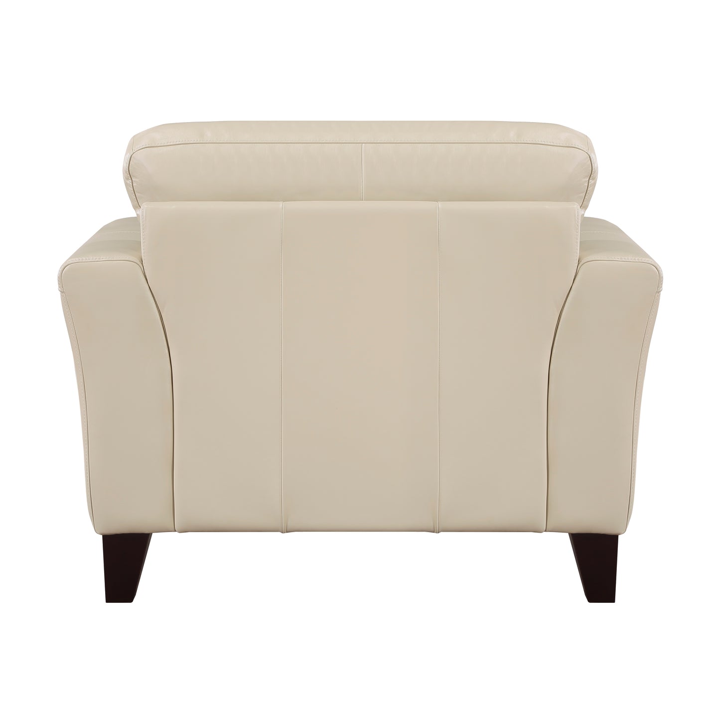Homelegance Thierry Accent Chair in Cream Leather with Tufted Detail 9279CRM-1