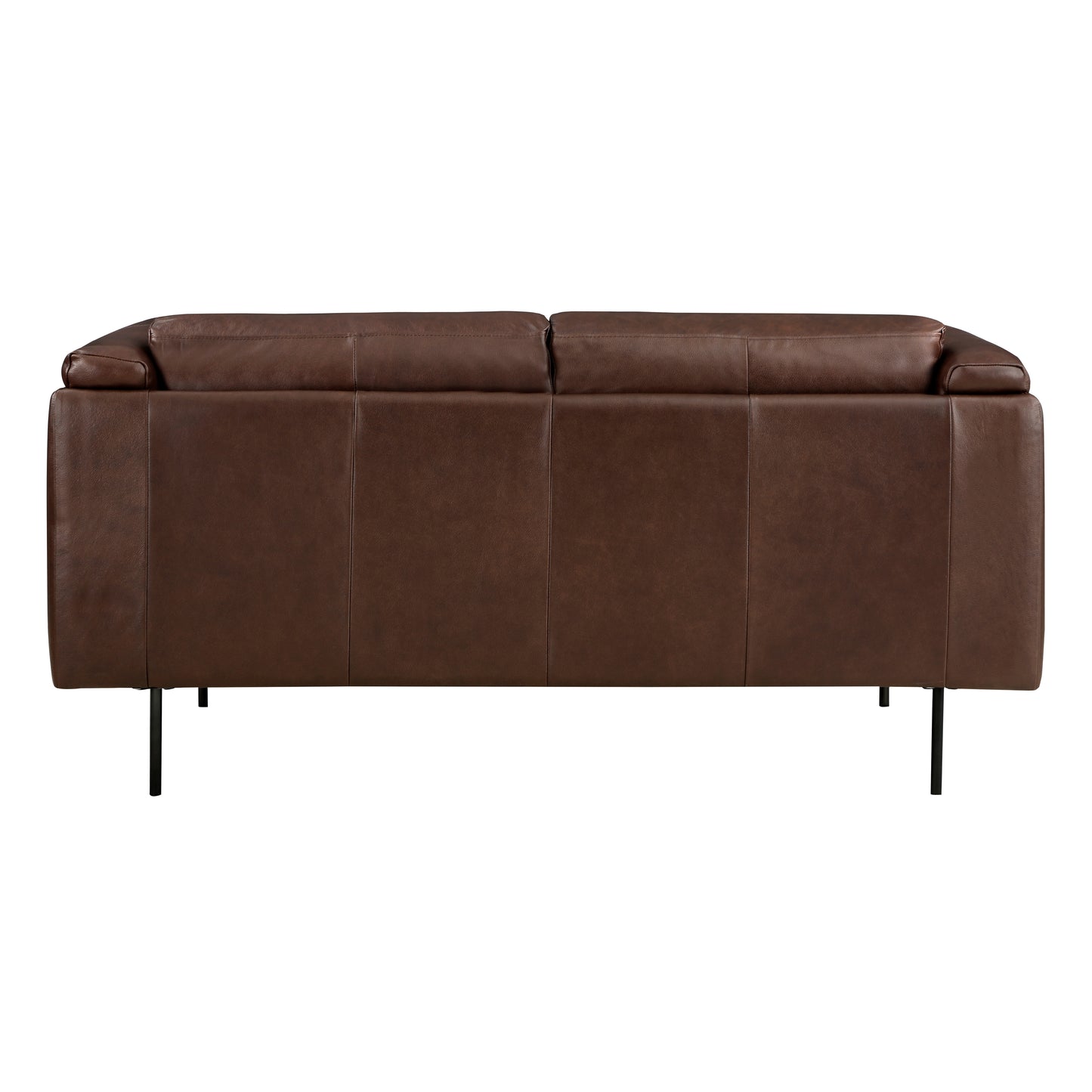 Homelegance Soren Loveseat in Brown Top Grain Leather 9280BR-2