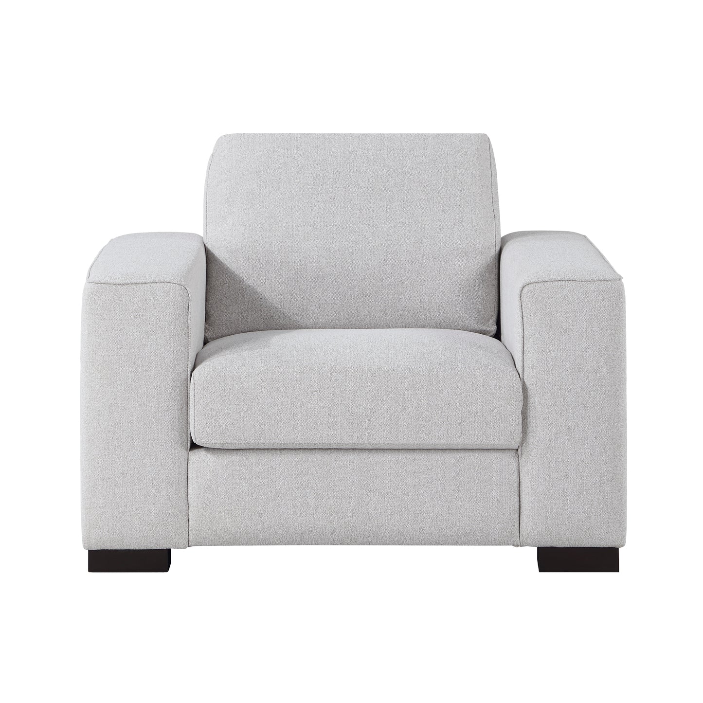 Homelegance Solaris Accent Chair in Textured Gray Upholstery 9288GY-1