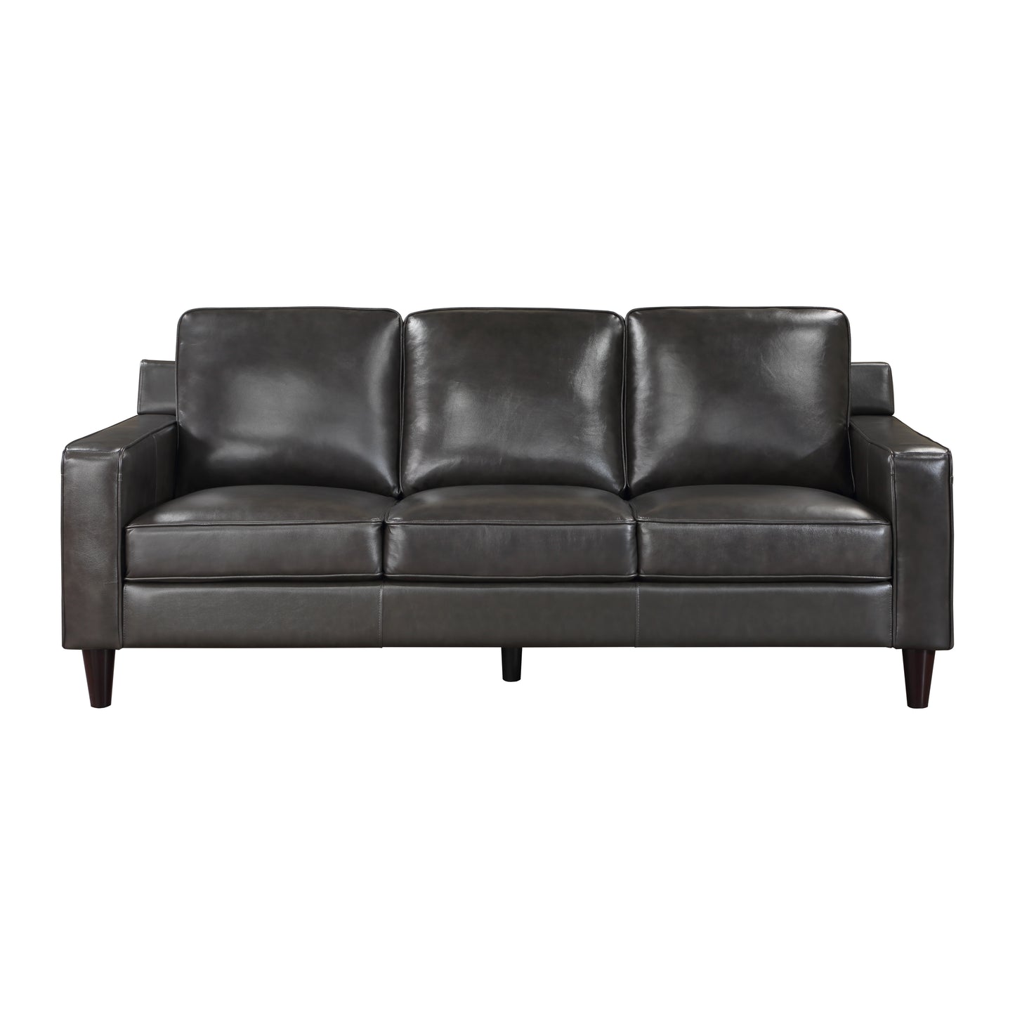 Homelegance Aldrich Gray Leather Sectional Sofa 9294GRY-3
