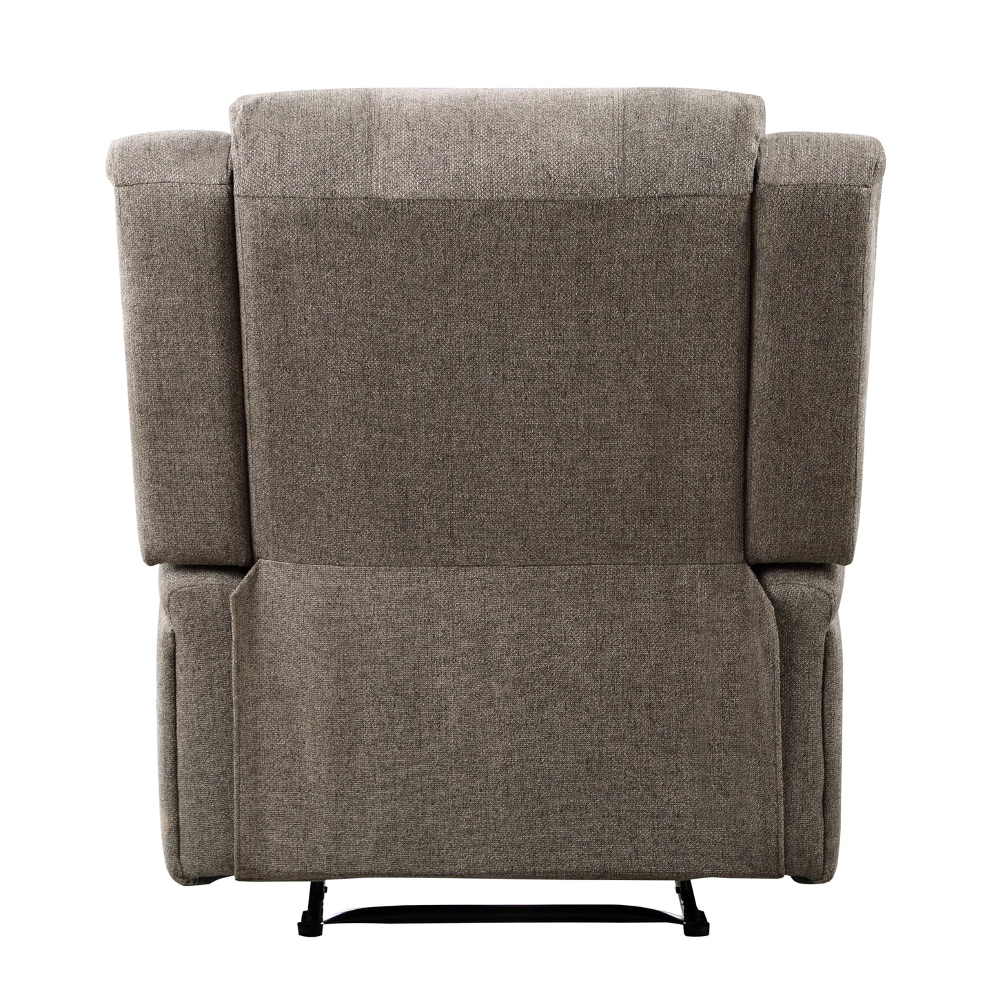 Homelegance Foxcroft Reclining Chair Power Recliner in Brown Chenille 9316BR-1PW