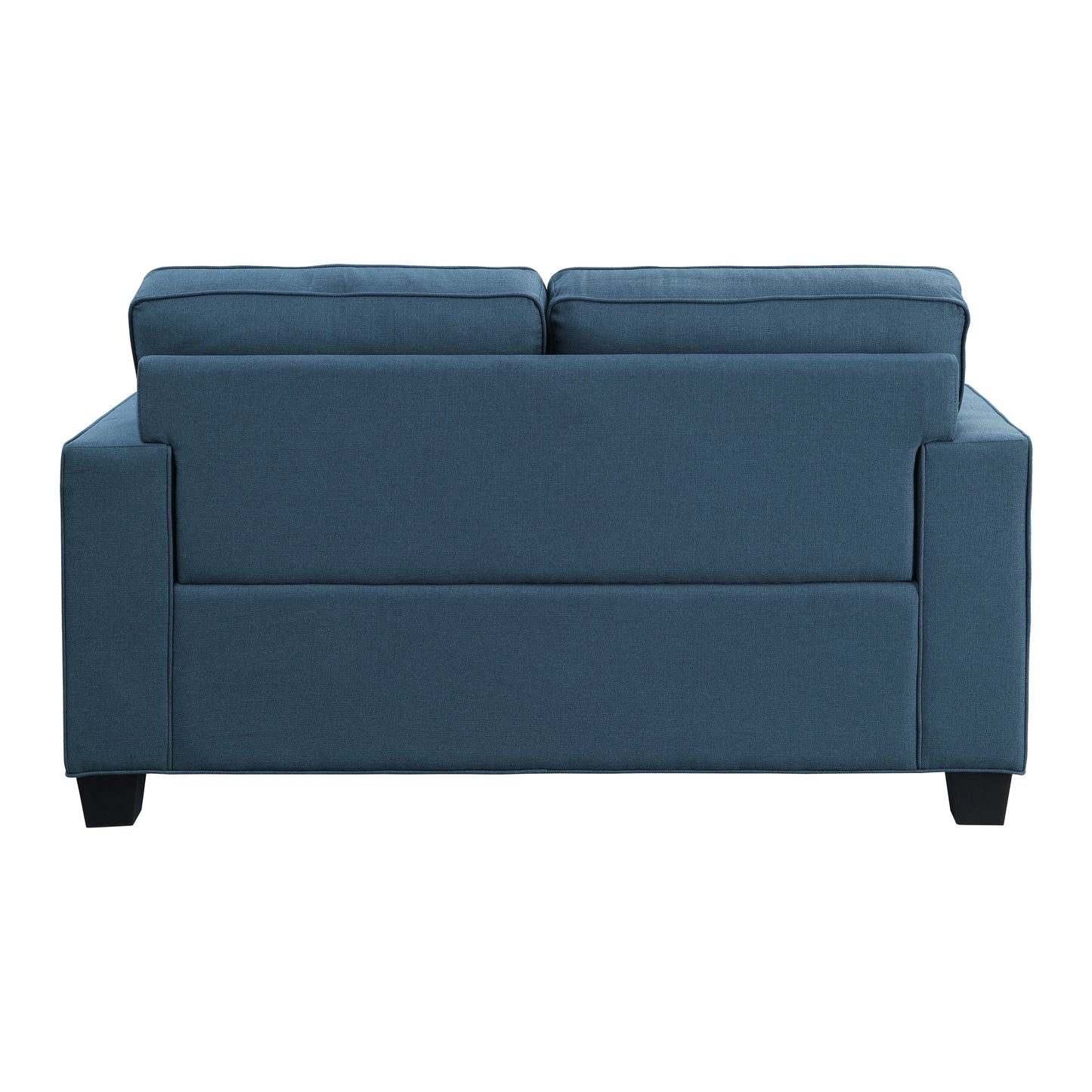 Homelegance Elmont Loveseat in Textured Blue Fabric 9327BU-2