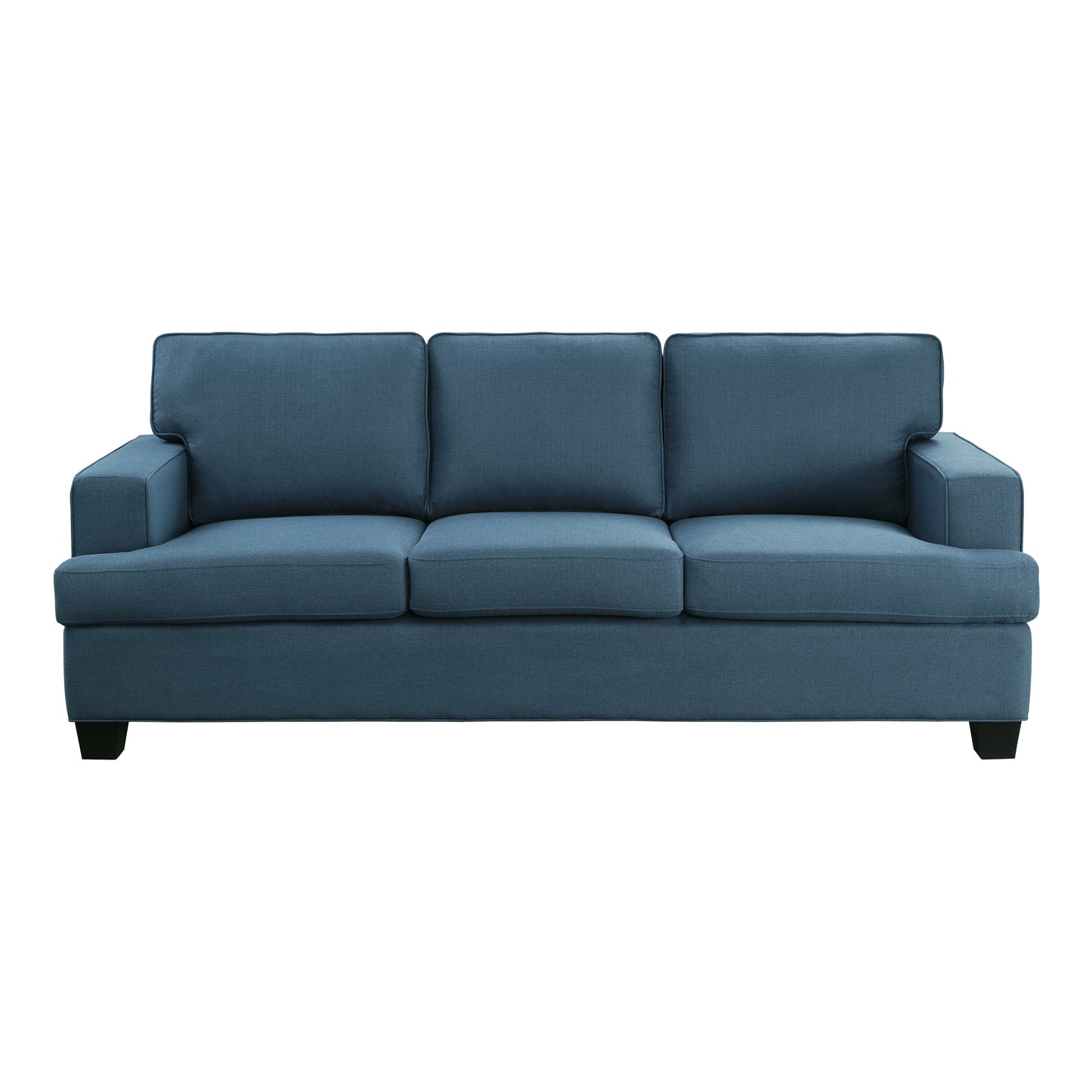 Homelegance Elmont Sectional Sofa in Luxurious Blue Textured Fabric 9327BU-3