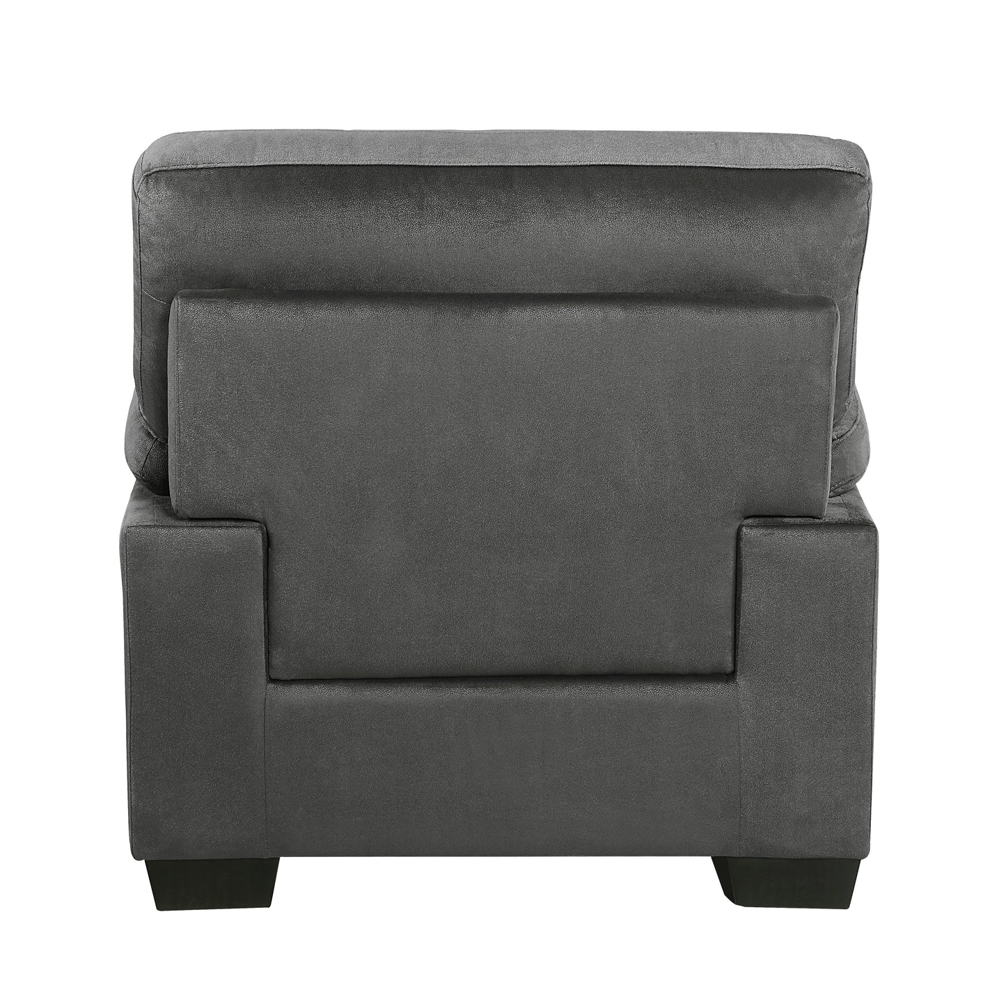 Homelegance Keighly Dark Gray Accent Chair with Textured Fabric 9328DG-1