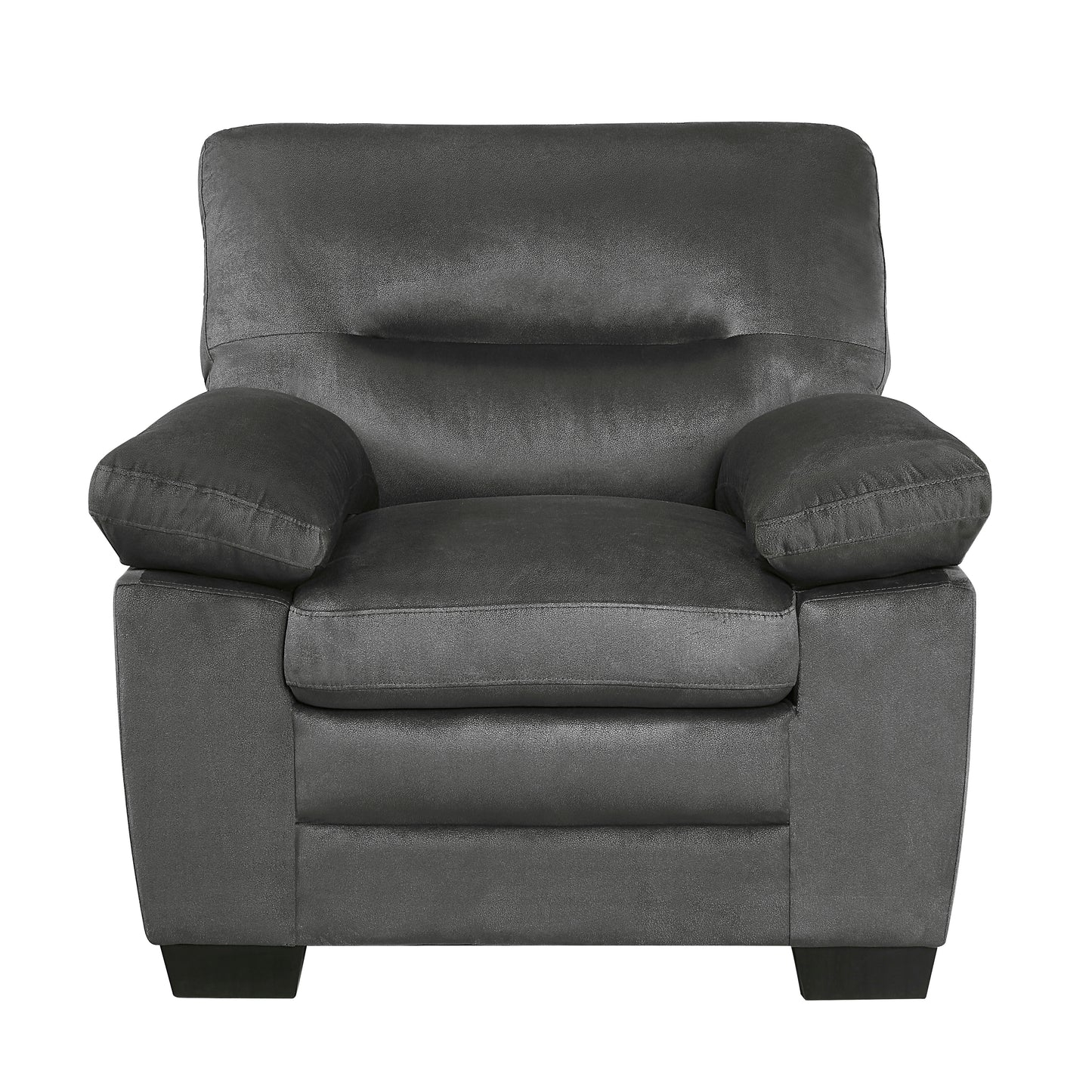 Homelegance Keighly Dark Gray Accent Chair with Textured Fabric 9328DG-1