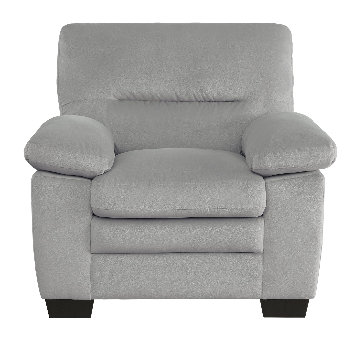 Homelegance Keighly Accent Chair in Textured Gray Fabric 9328GY-1