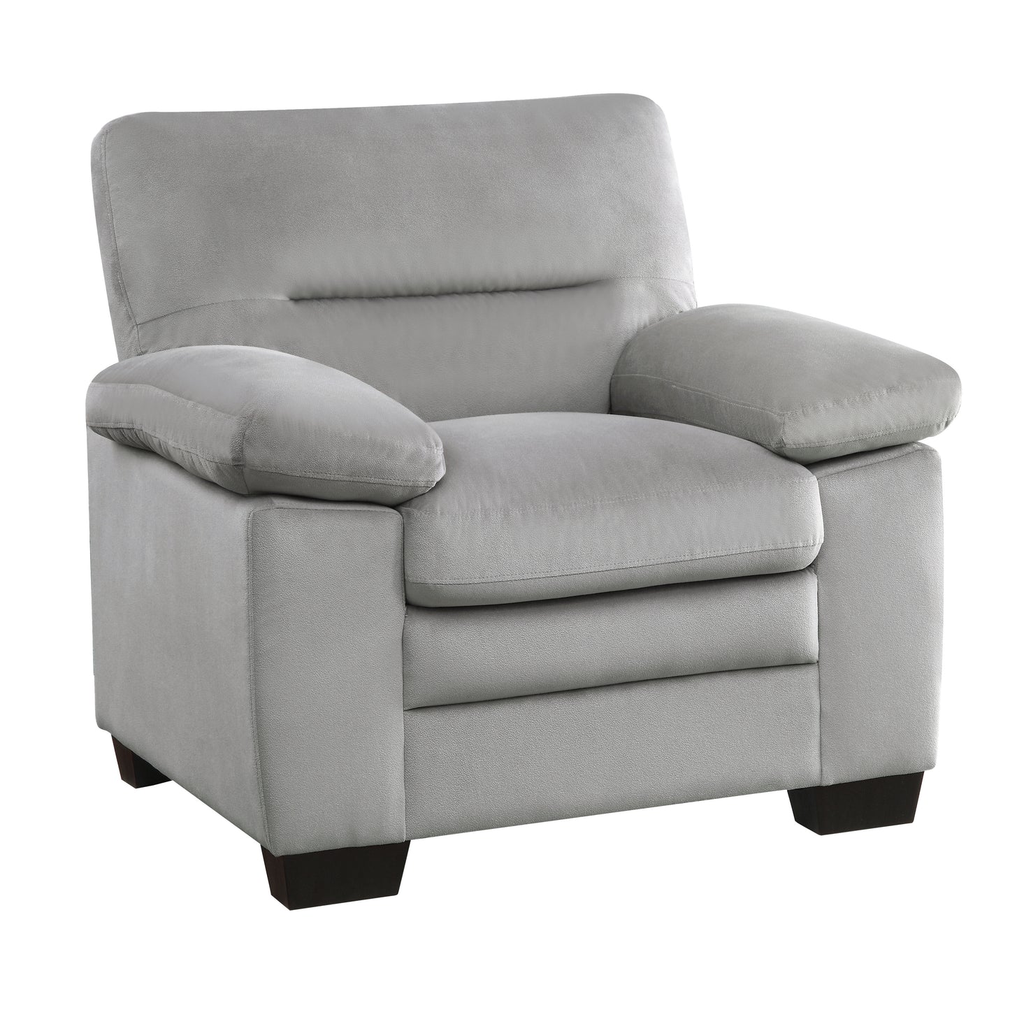Homelegance Keighly Accent Chair in Textured Gray Fabric 9328GY-1