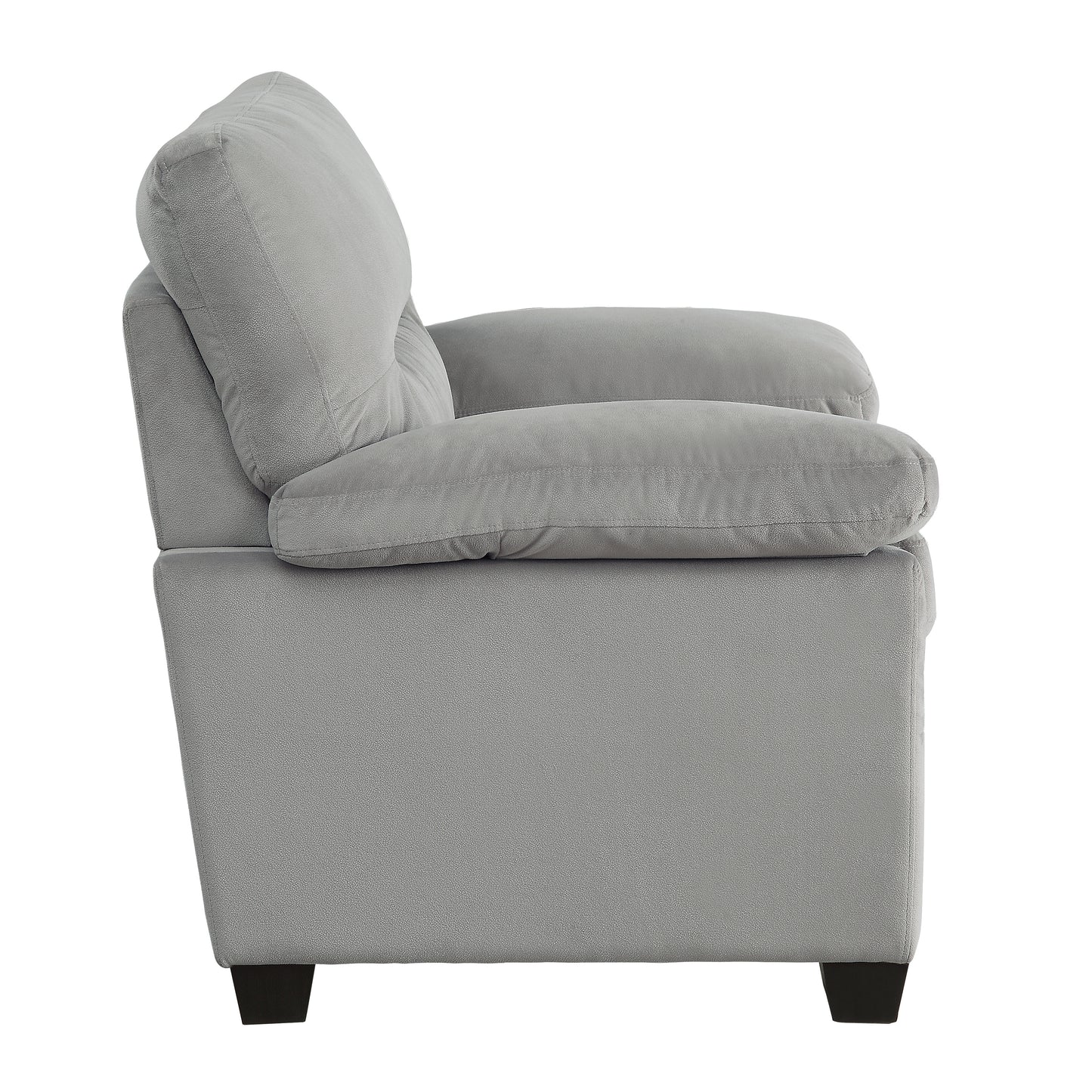 Homelegance Keighly Accent Chair in Textured Gray Fabric 9328GY-1