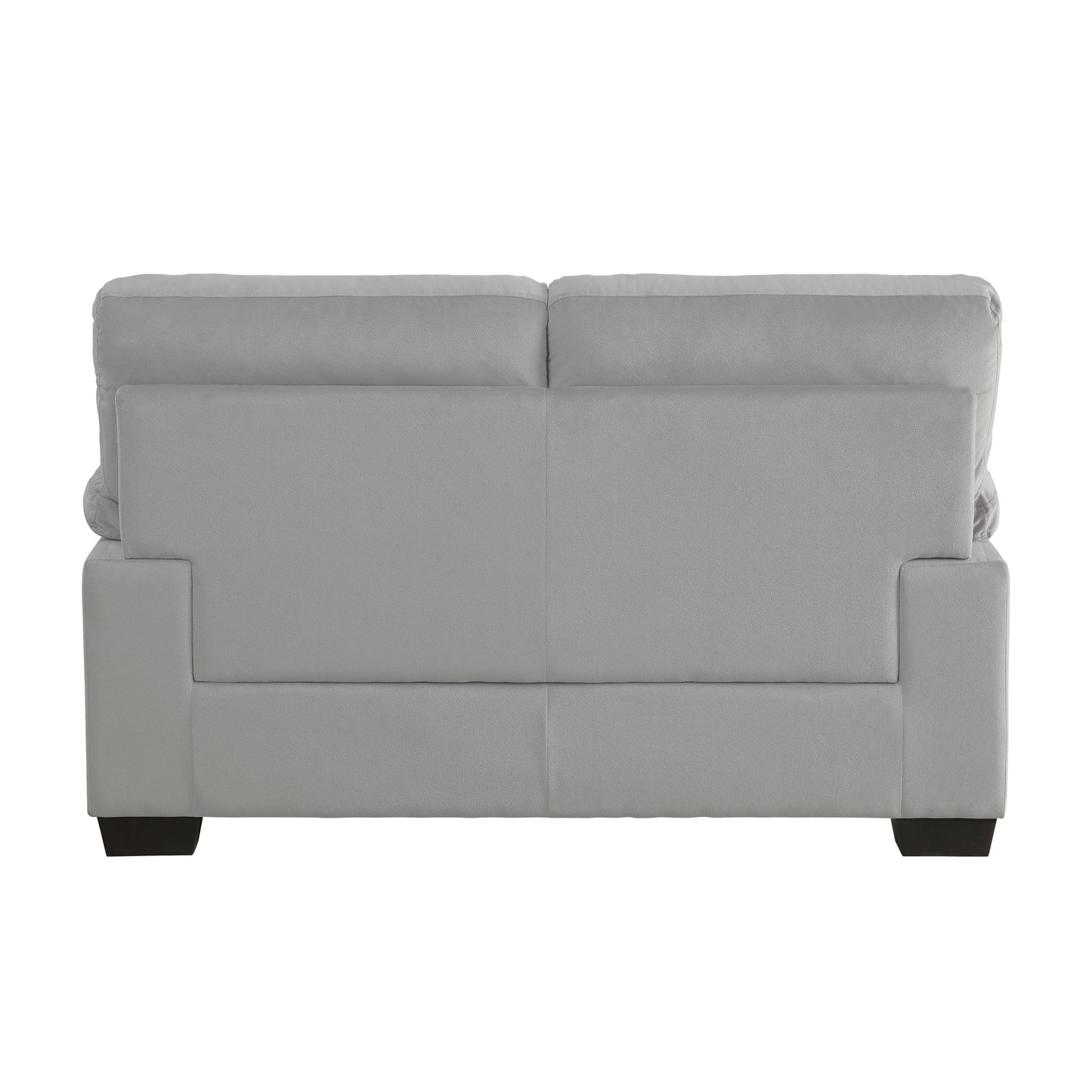 Homelegance Keighly Loveseat in Textured Gray Upholstery 9328GY-2