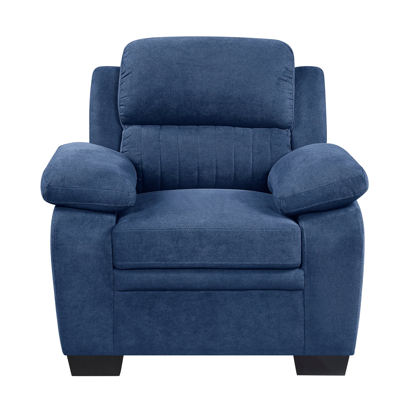 Homelegance Holleman Accent Chair in Textured Blue Fabric 9333BU-1
