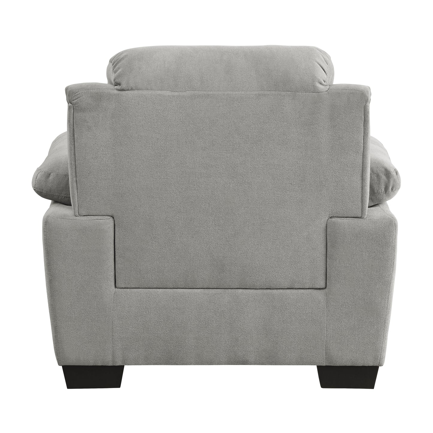 Homelegance Holleman Accent Chair in Textured Gray Fabric 9333GY-1