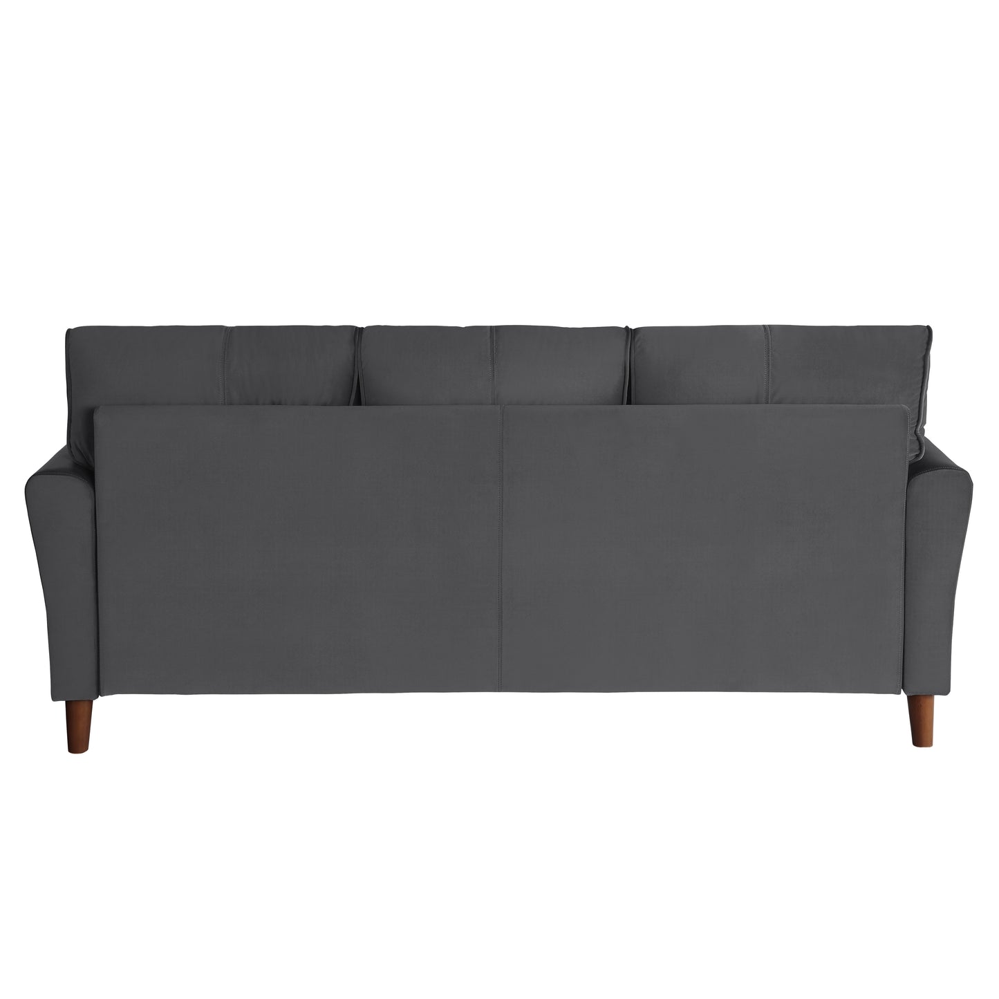Homelegance Dunleith Sectional Sofa Gray Velvet Modern Elegance 9348GRY-3