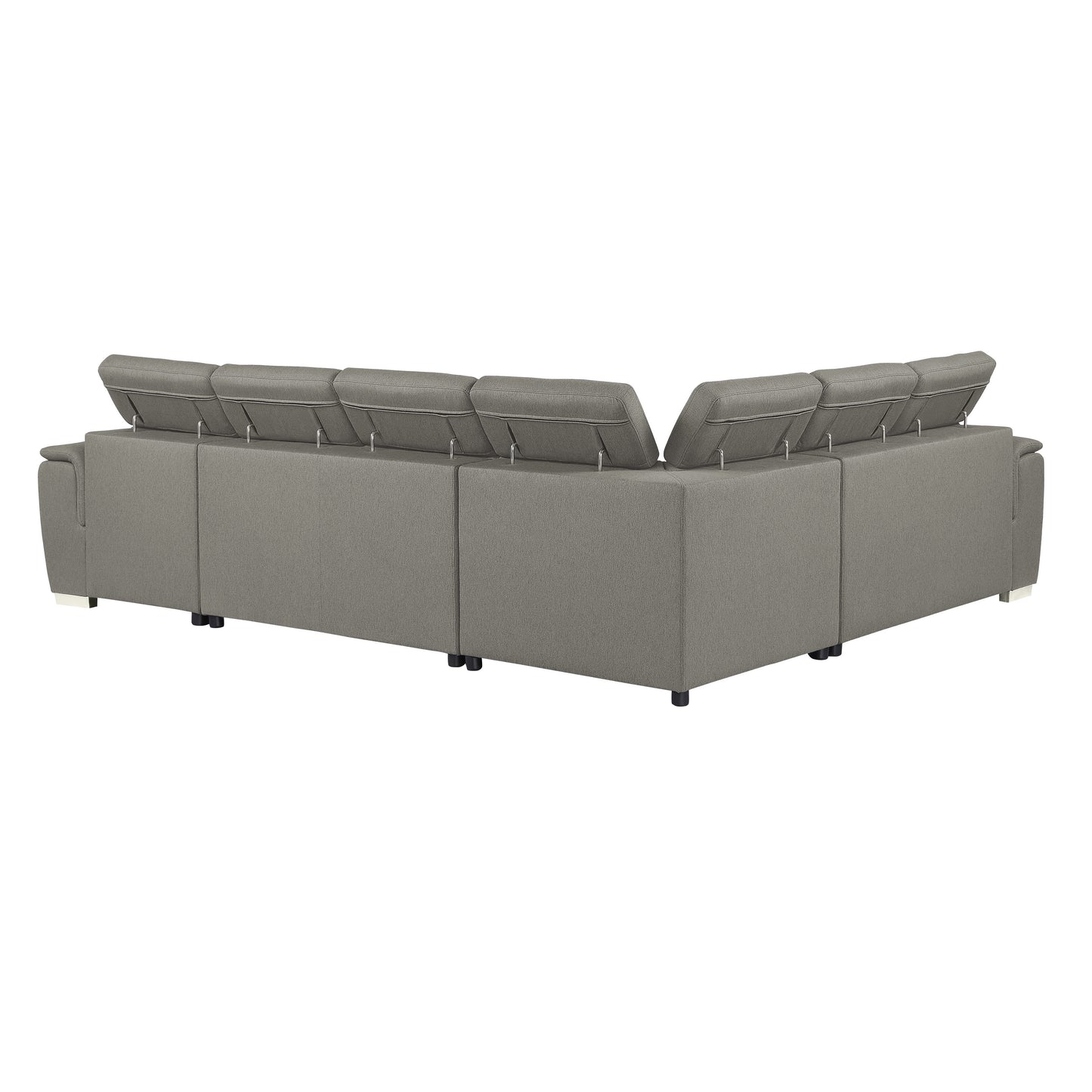 Homelegance Berel Sectional Sofa in Brown 9355BR-42LRC