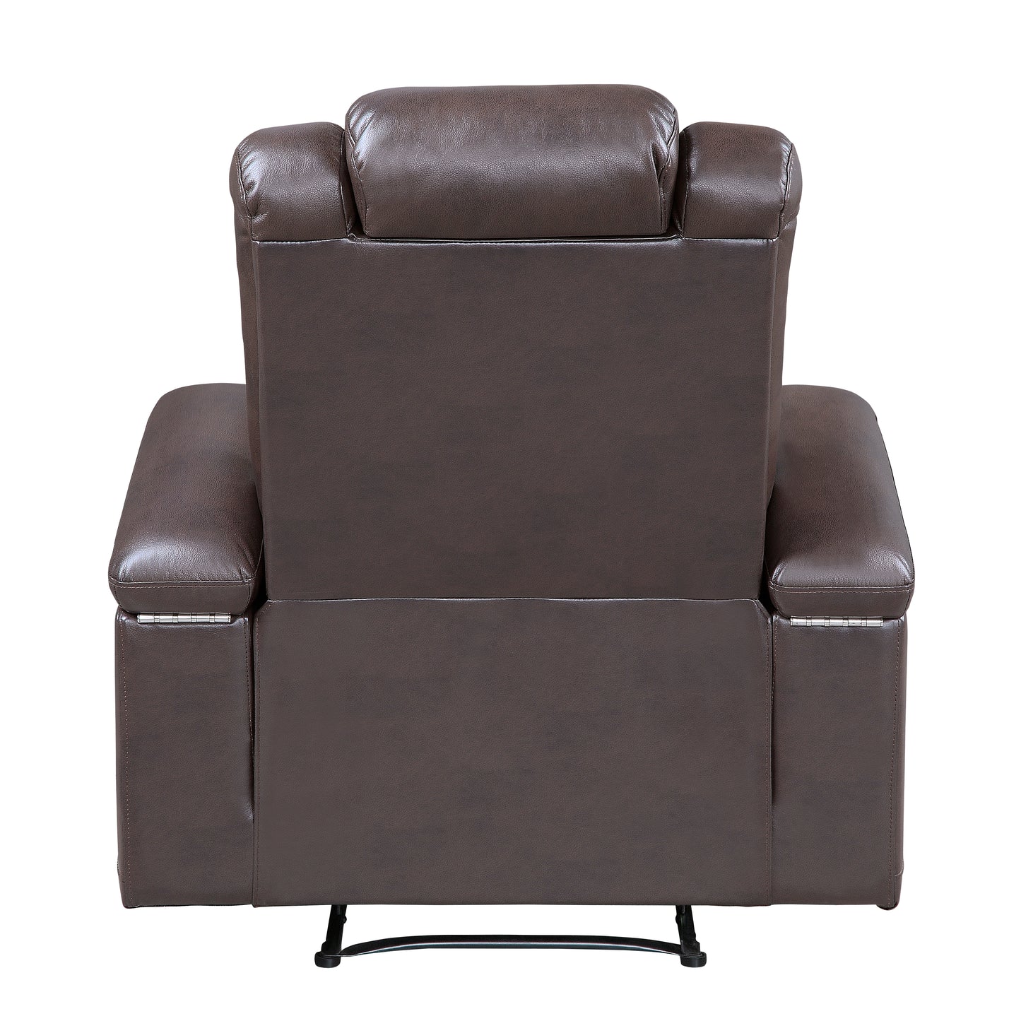 Homelegance Caelan Reclining Chair Power Recliner Dark Brown 9366DB-1PWH