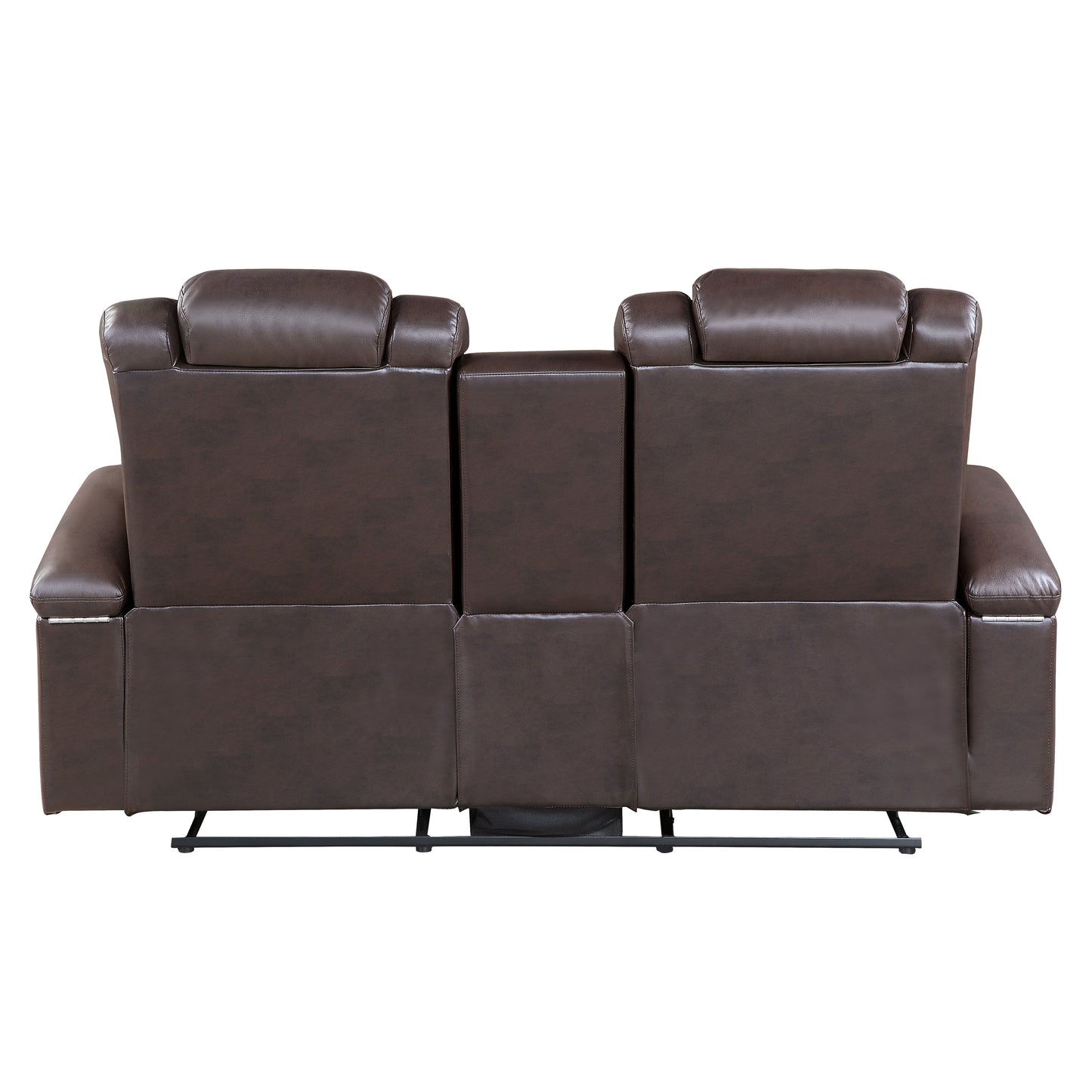 Homelegance Caelan Loveseat Power Reclining Dark Brown 9366DB-2PWH