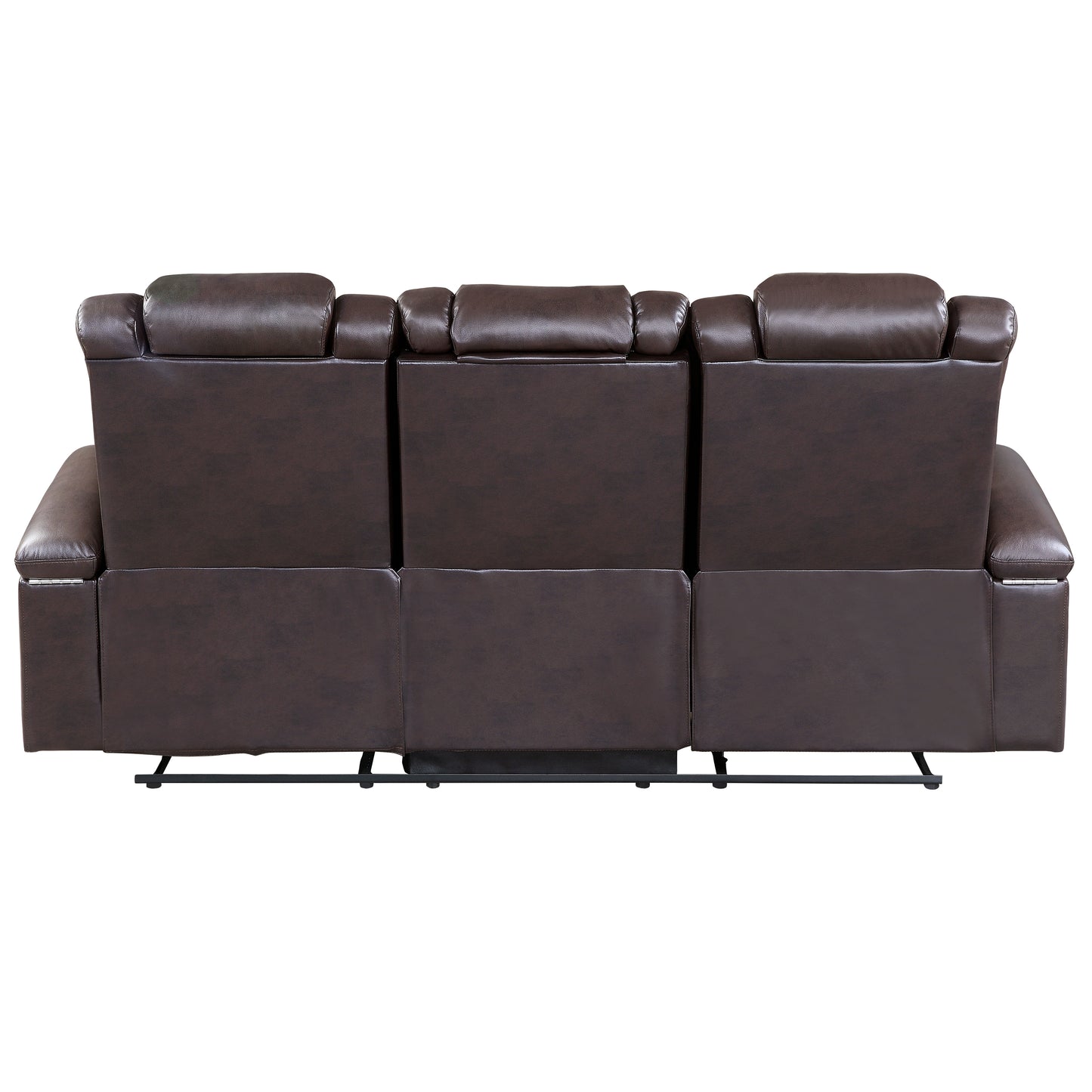 Homelegance Caelan Dark Brown Power Reclining Sectional Sofa 9366DB-3PWH