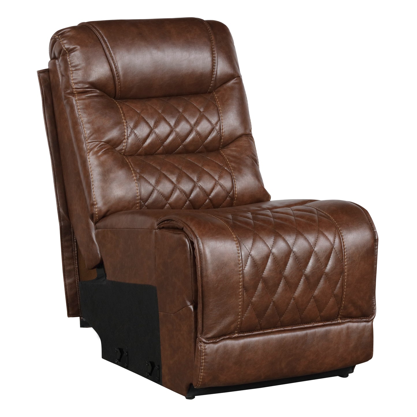 Homelegance Putnam Sectional Sofa in Brown 9405BR-6LRRR
