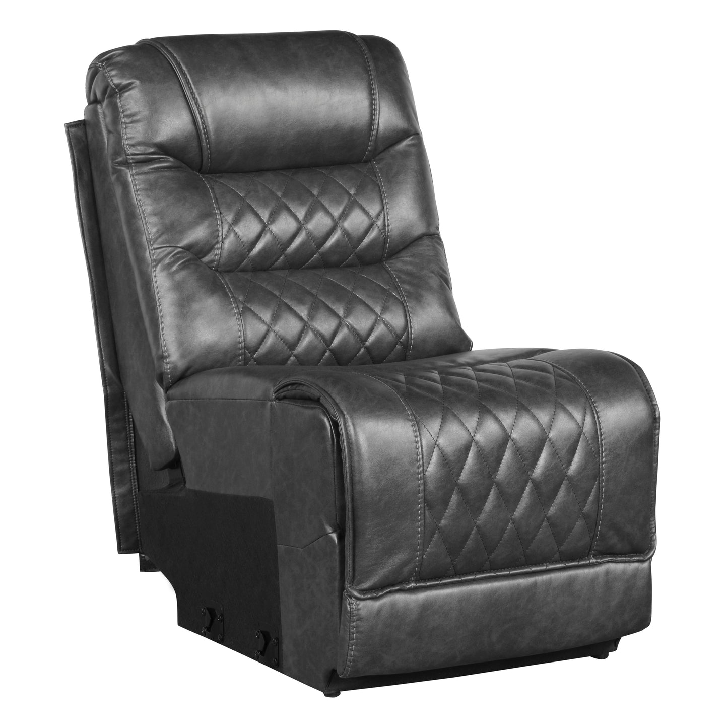 Homelegance Putnam Sectional Sofa in Gray 9405GY-6LRRR