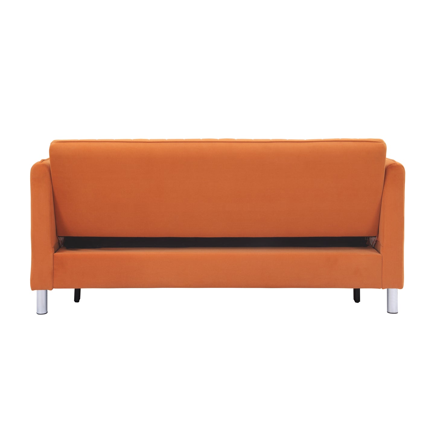 Homelegance Greenway Sectional Sofa in Luxurious Orange Velvet 9406RN-3CL