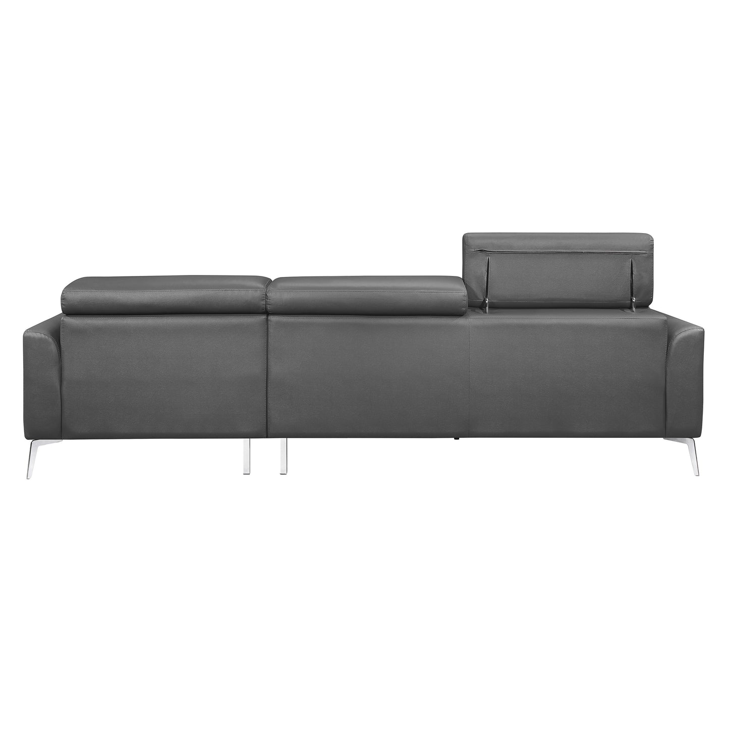 Homelegance Ashland Dark Gray 2-Piece Sectional Sofa with Chaise 9408DGY-SC