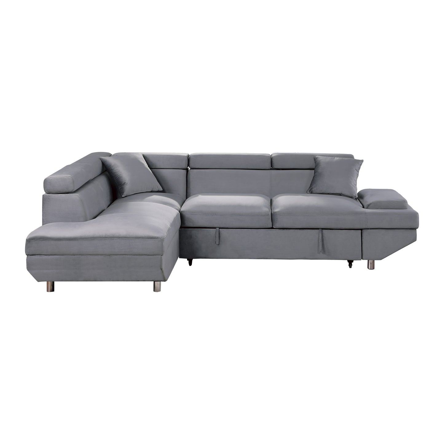 Homelegance Cruz Sectional Sofa in Gray 9412GY-SC for Stylish Living Spaces