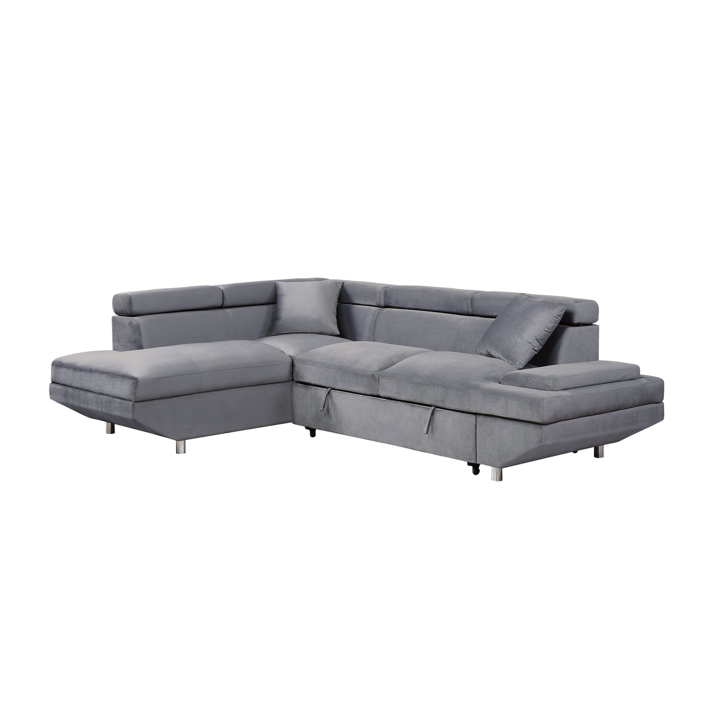 Homelegance Cruz Sectional Sofa in Gray 9412GY-SC for Stylish Living Spaces