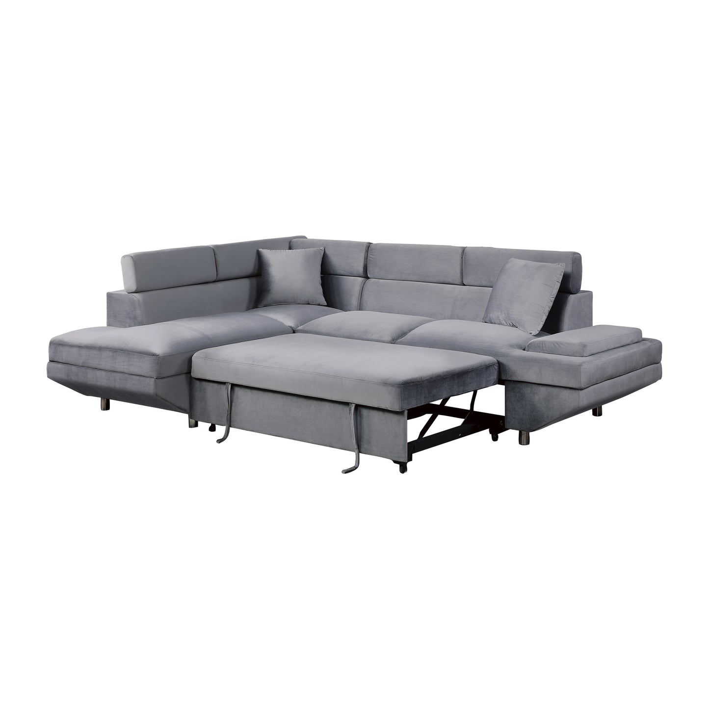 Homelegance Cruz Sectional Sofa in Gray 9412GY-SC for Stylish Living Spaces