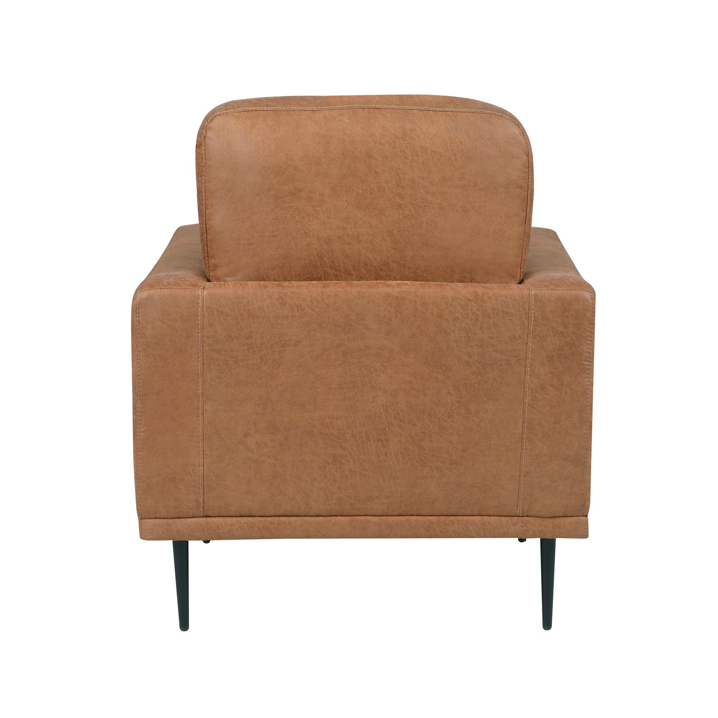 Homelegance Westcliffe Accent Chair in Brown Polished Microfiber 9416CAR-1