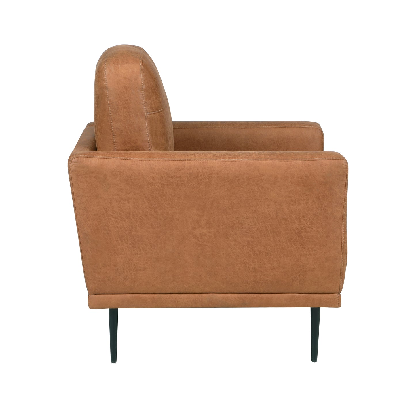 Homelegance Westcliffe Accent Chair in Brown Polished Microfiber 9416CAR-1